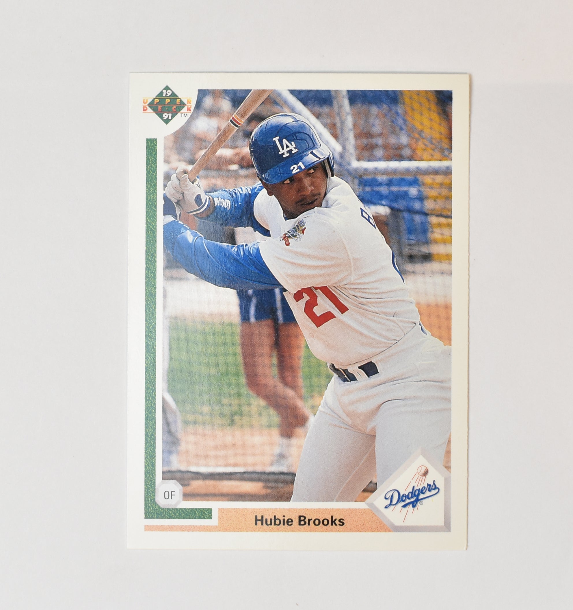 Hubie Brooks 217 Upper Deck 1991 Baseball Card Los Angeles
