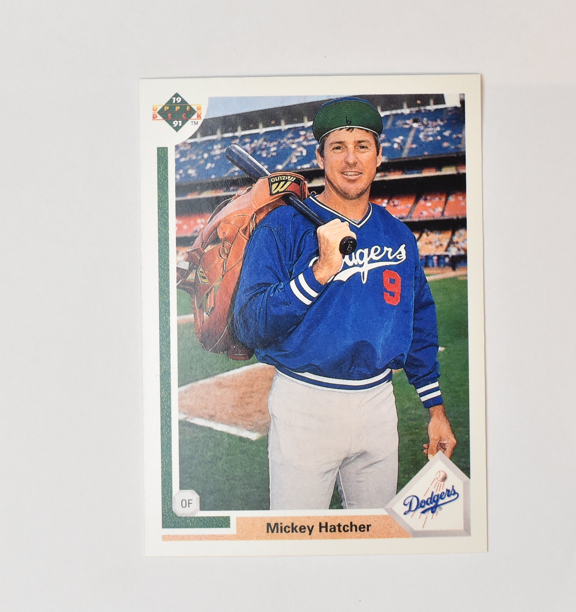 Mickey Hatcher 666 Upper Deck 1991 Baseball Card Los Angeles