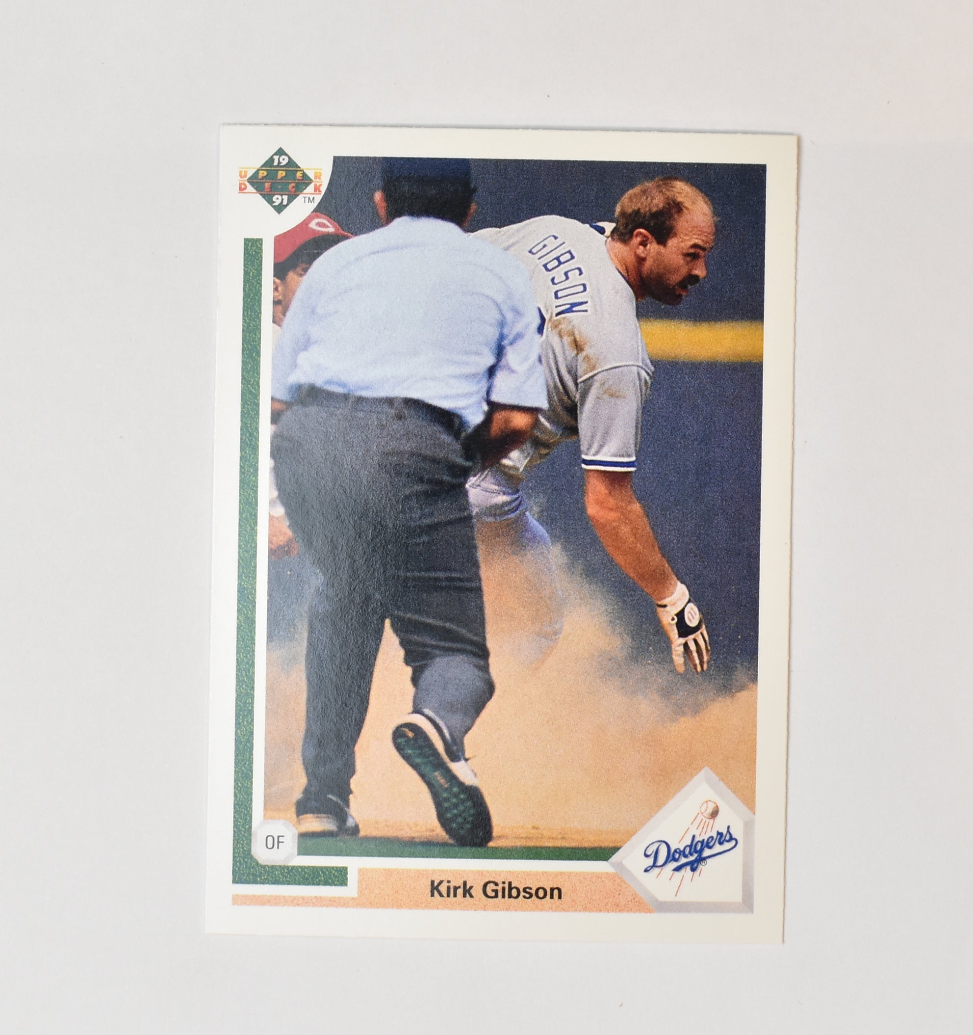 Kirk Gibson 634 Upper Deck 1991 Baseball Card Los Angeles Dodgers
