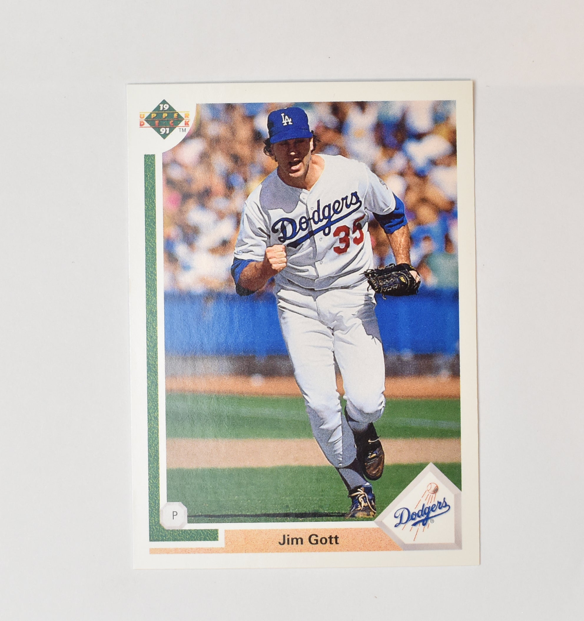 Jim Gott 690 Upper Deck 1991 Baseball Card Los Angeles Dodgers