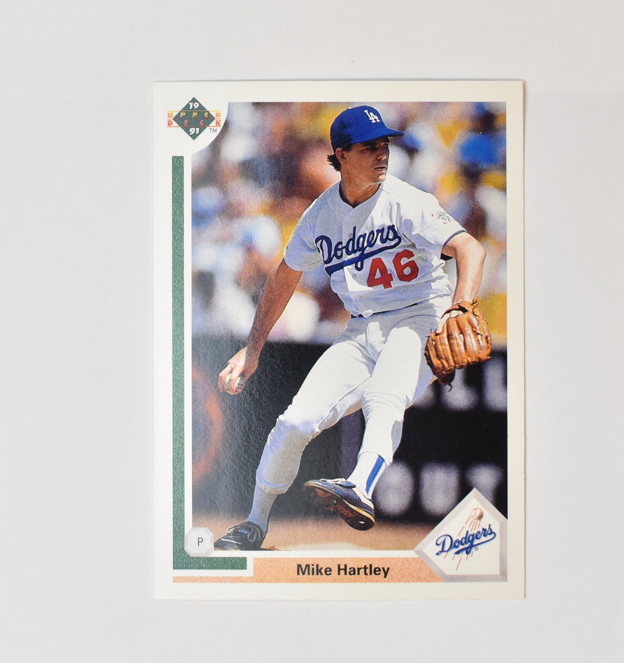 Mike Hartley 686 Upper Deck 1991 Baseball Card Los Angeles Dodgers