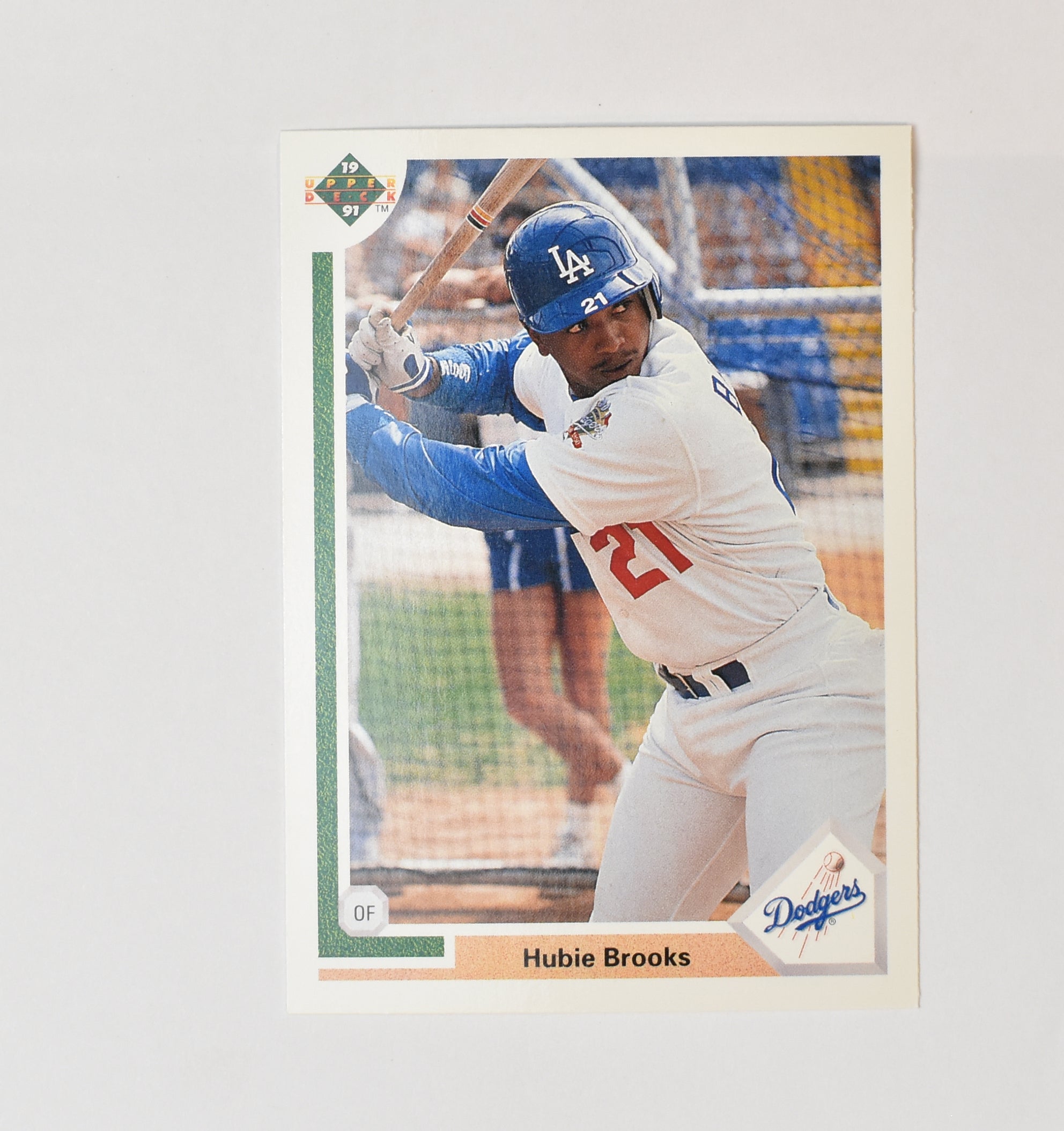 Hubie Brooks 217 Upper Deck 1991 Baseball Card Los Angeles Dodgers