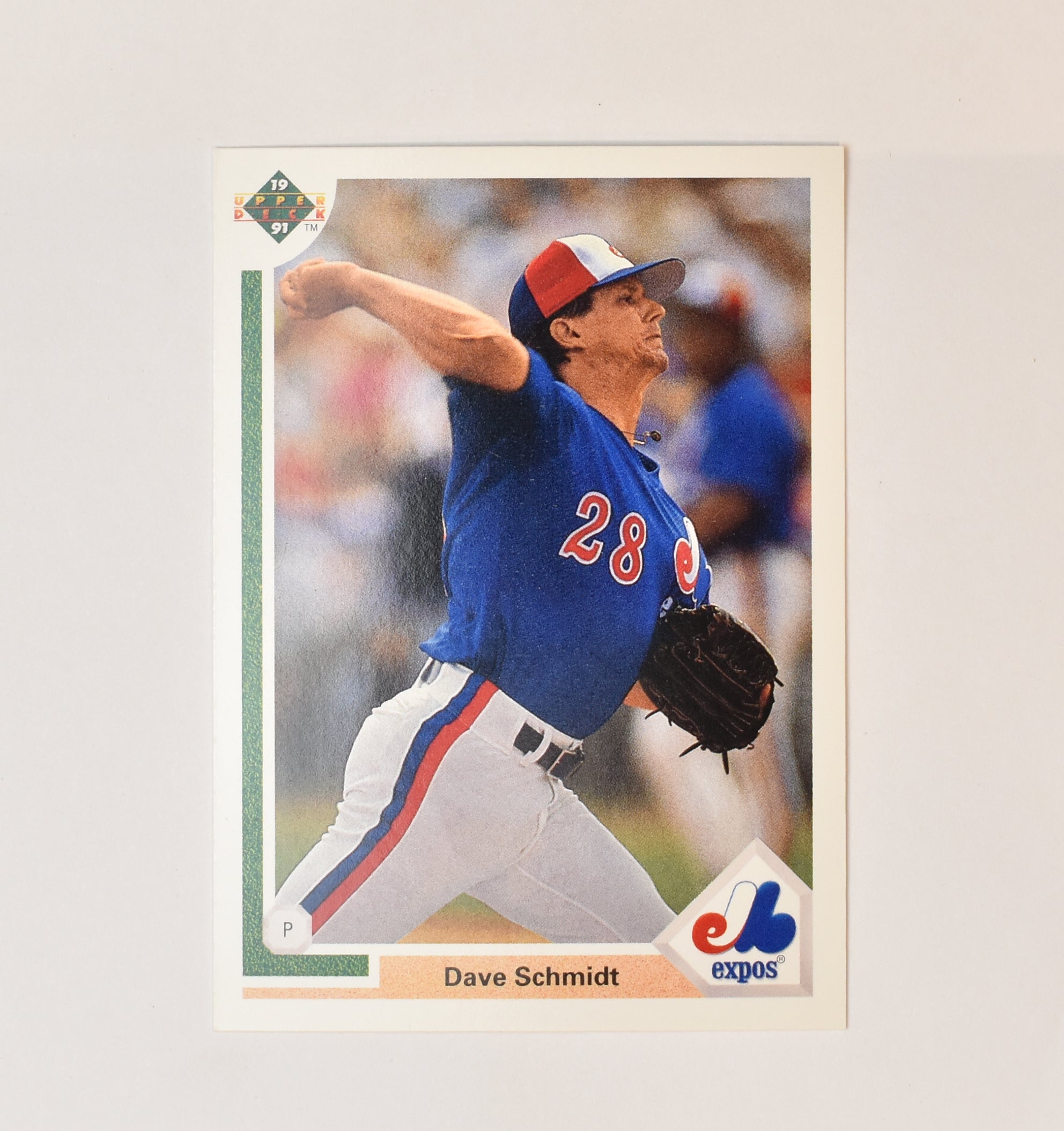 Dave Schmidt 684 Upper Deck 1991 Baseball Card Montreal