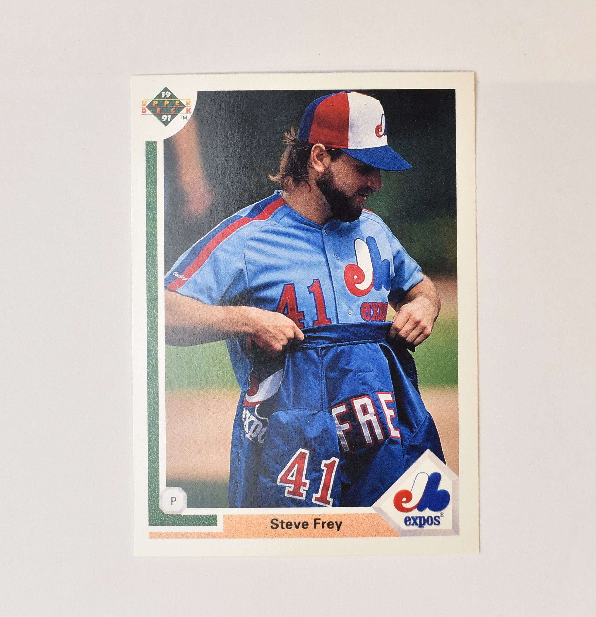 Steve Frey 397 Upper Deck 1991 Baseball Card Montreal Expos