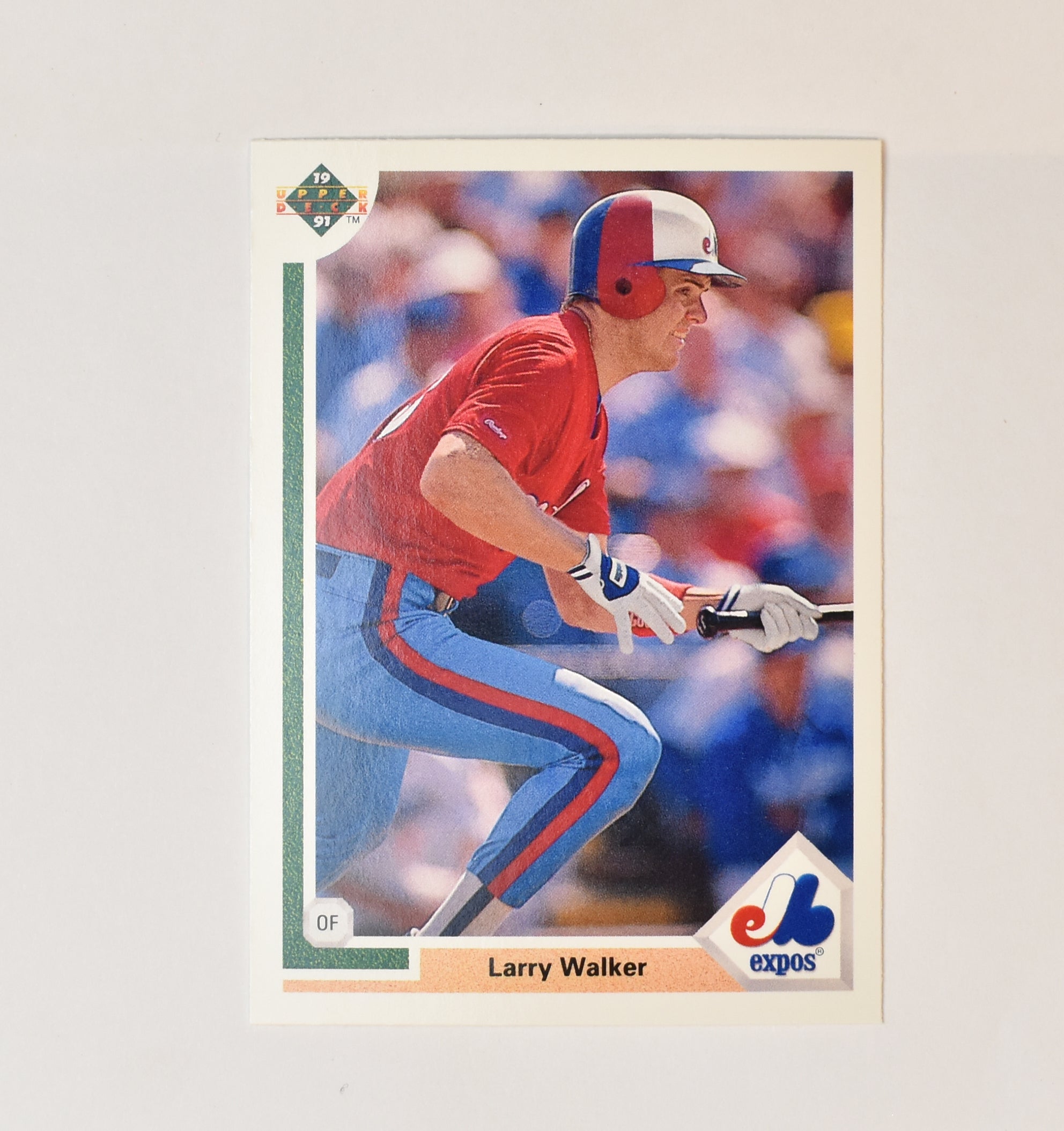 Larry Walker 536 Upper Deck 1991 Baseball Card Montreal Expos