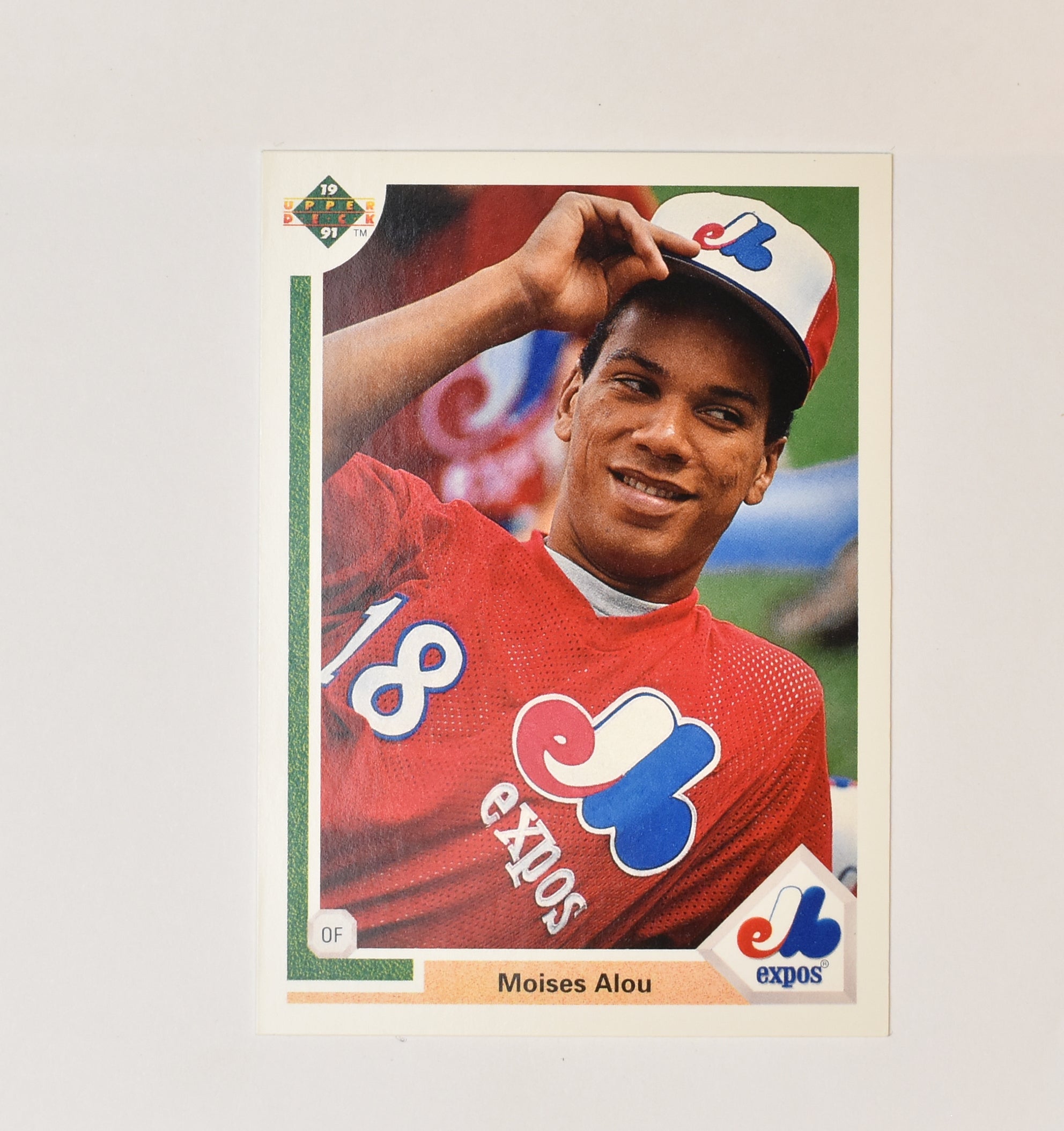 Moises Alou 665 Upper Deck 91 Baseball Card Montreal Expos