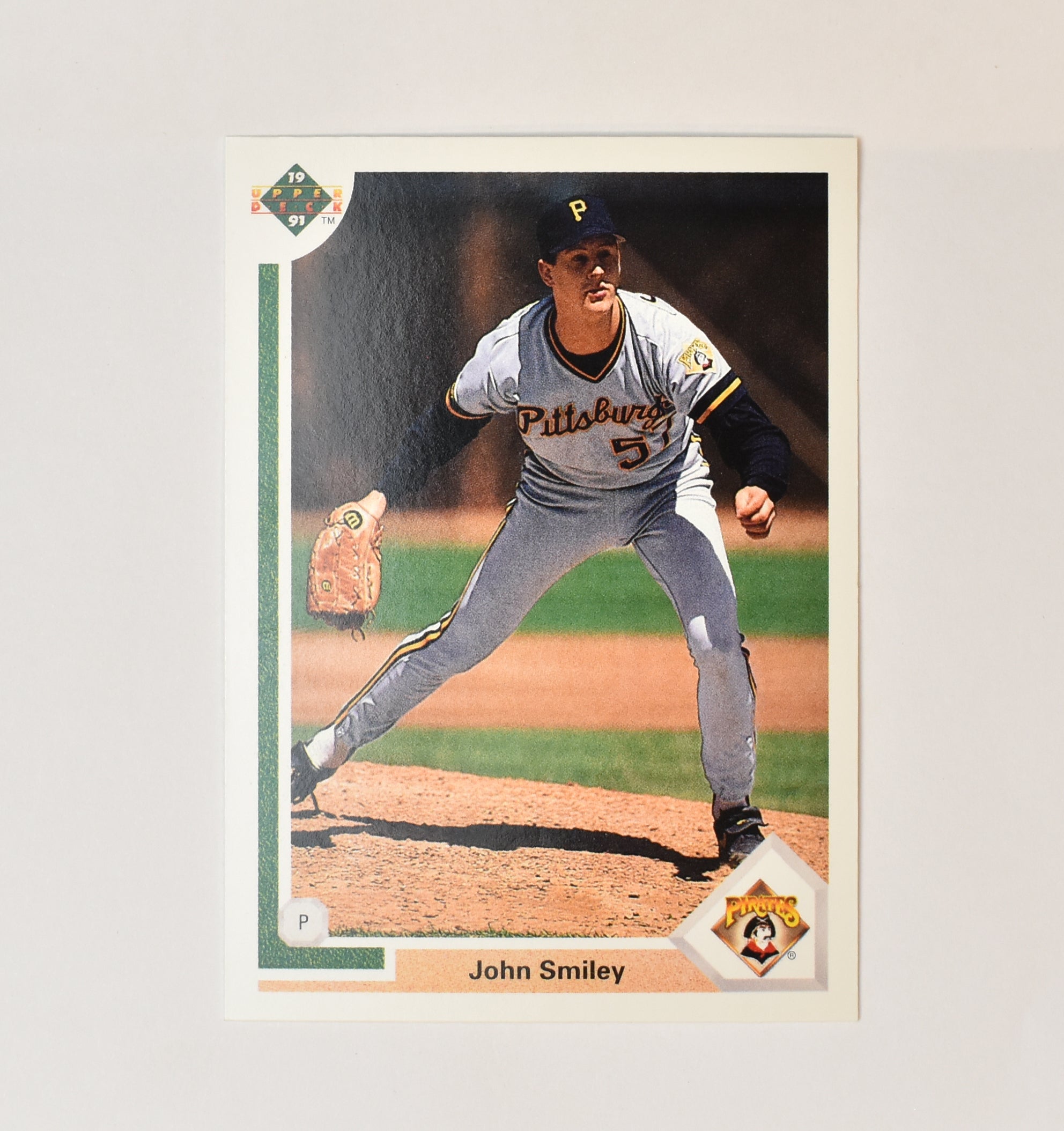 John Smiley 669 Upper Deck 1991 Baseball Card Pittsburg