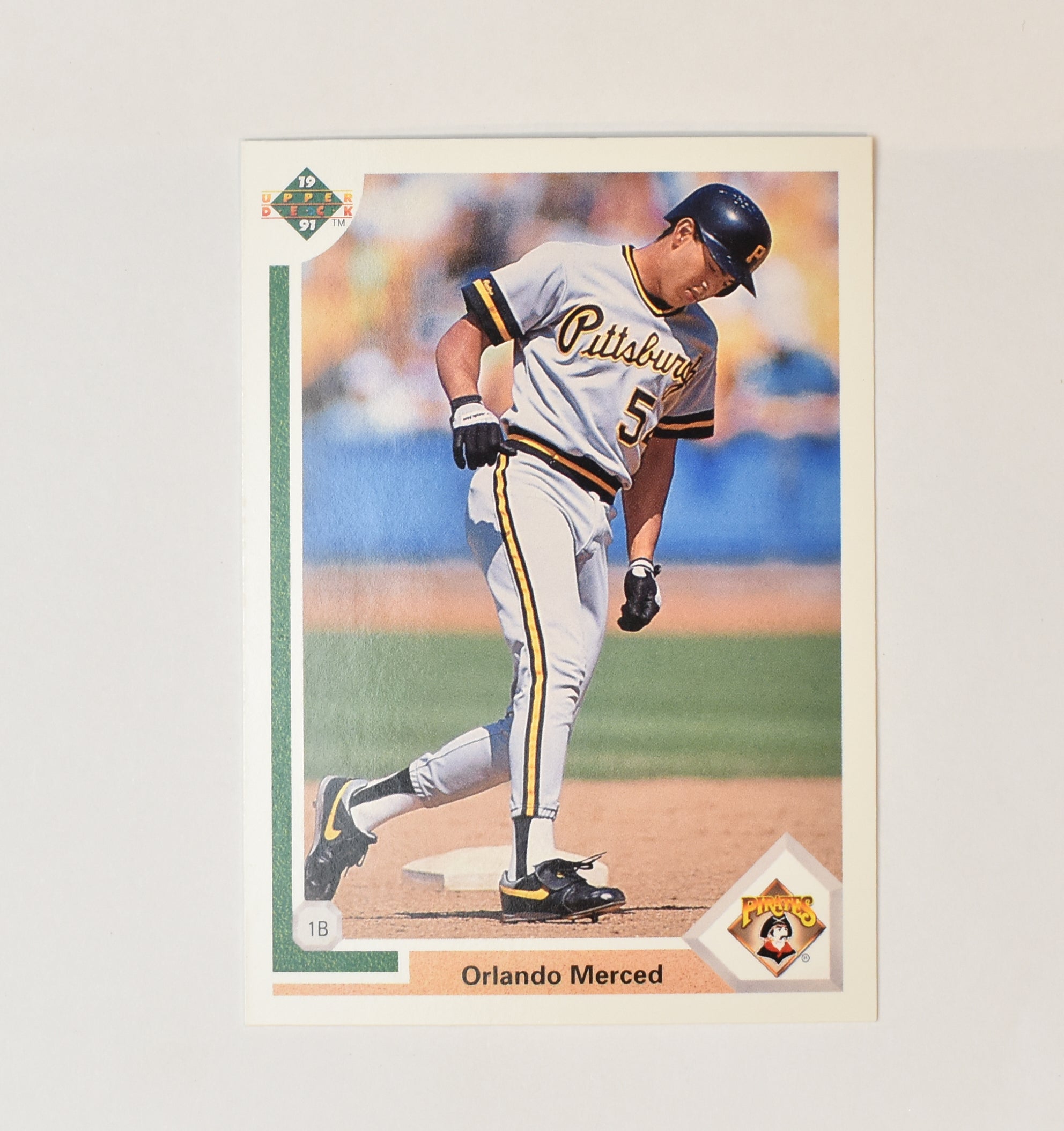 Orlando Merced 84 Upper Deck 1991 Baseball Card Pittsburg Pirates