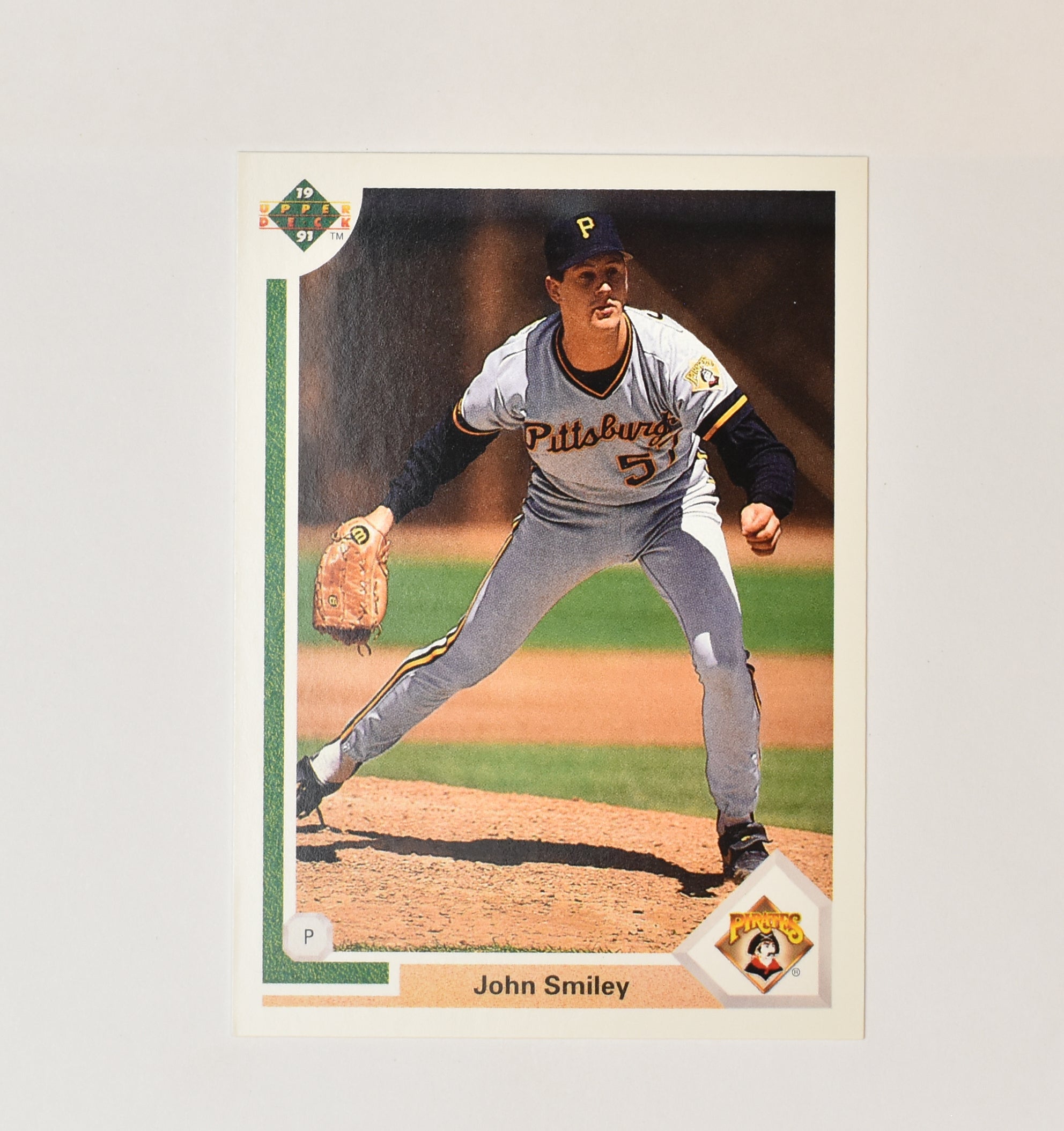 John Smiley 669 Upper Deck 91 Baseball Card Pittsburg Pirates