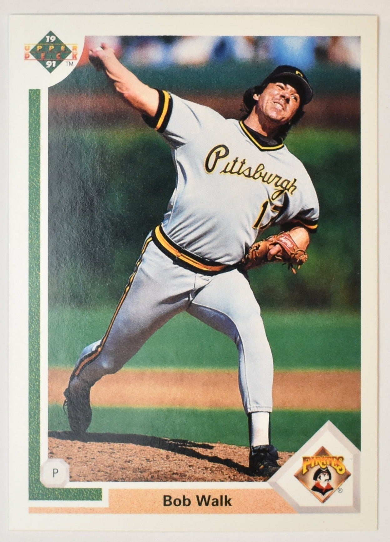 Bob Walk 689 Upper Deck 1991 Baseball Card Pittsburg Pirates