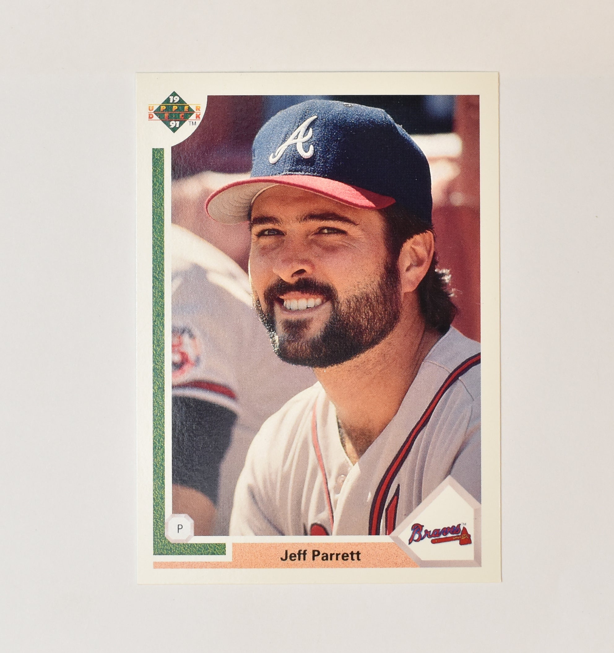 Jeff Jarrett 417 Upper Deck Baseball Card 1991 Atlanta Braves