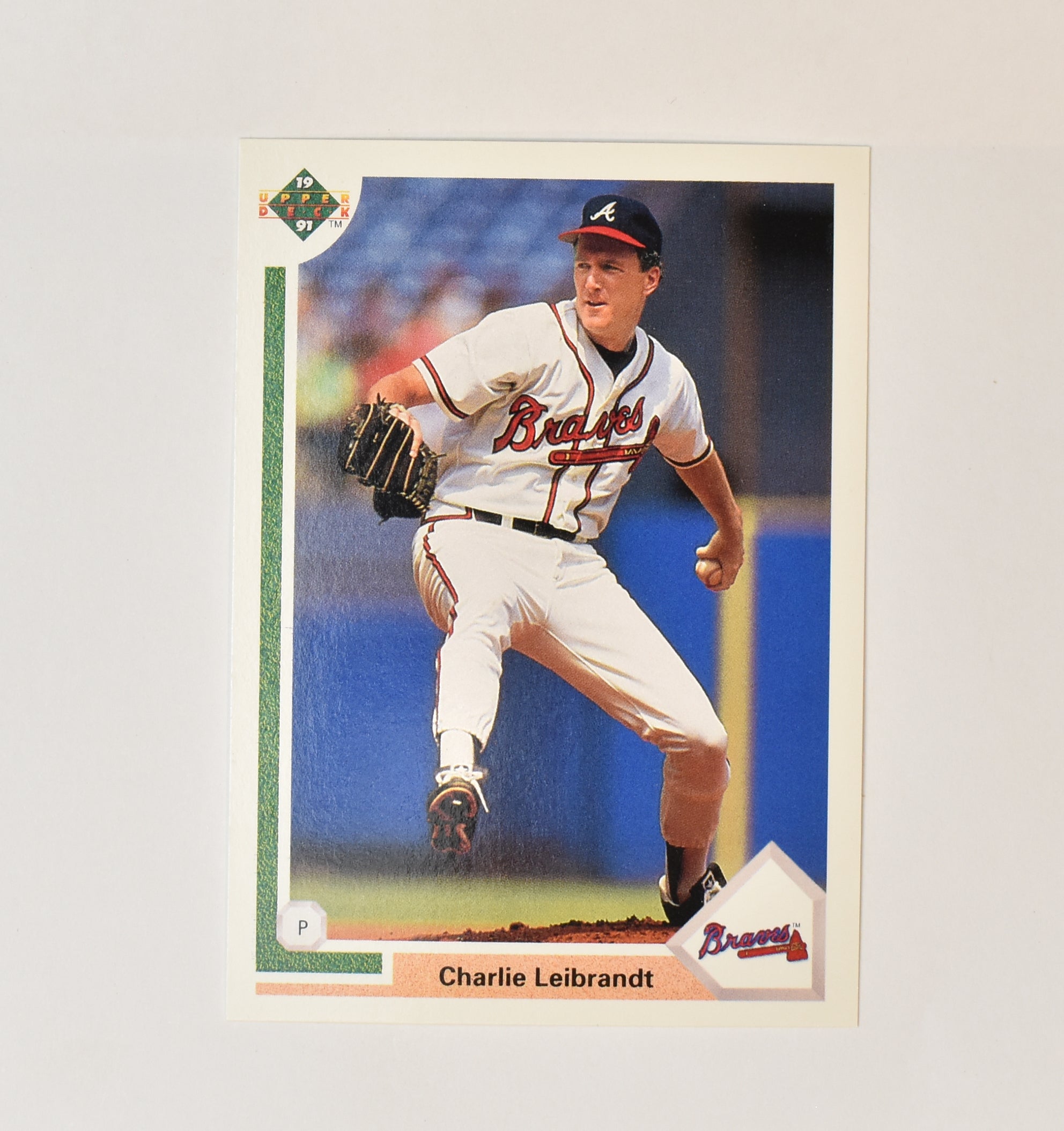 Charlie Leibrandt 460 Upper Deck Baseball Card 91 Atlanta Braves