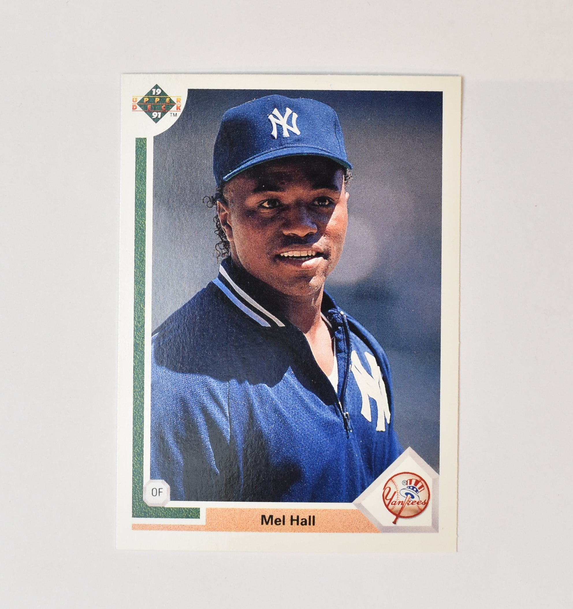 Mel Hall 392 Upper Deck 1991 Baseball Card New York