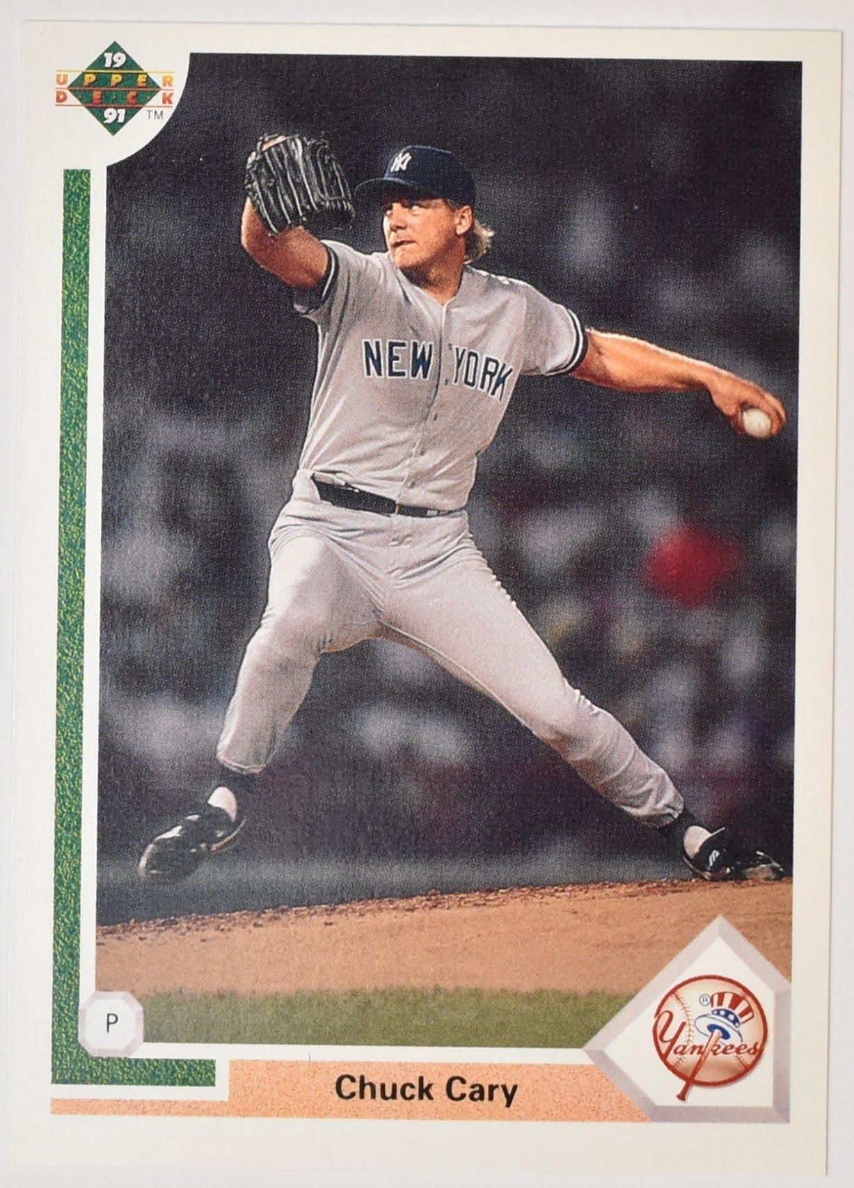 Chuck Cary 409 Upper Deck 1991 Baseball Card New York Yankees