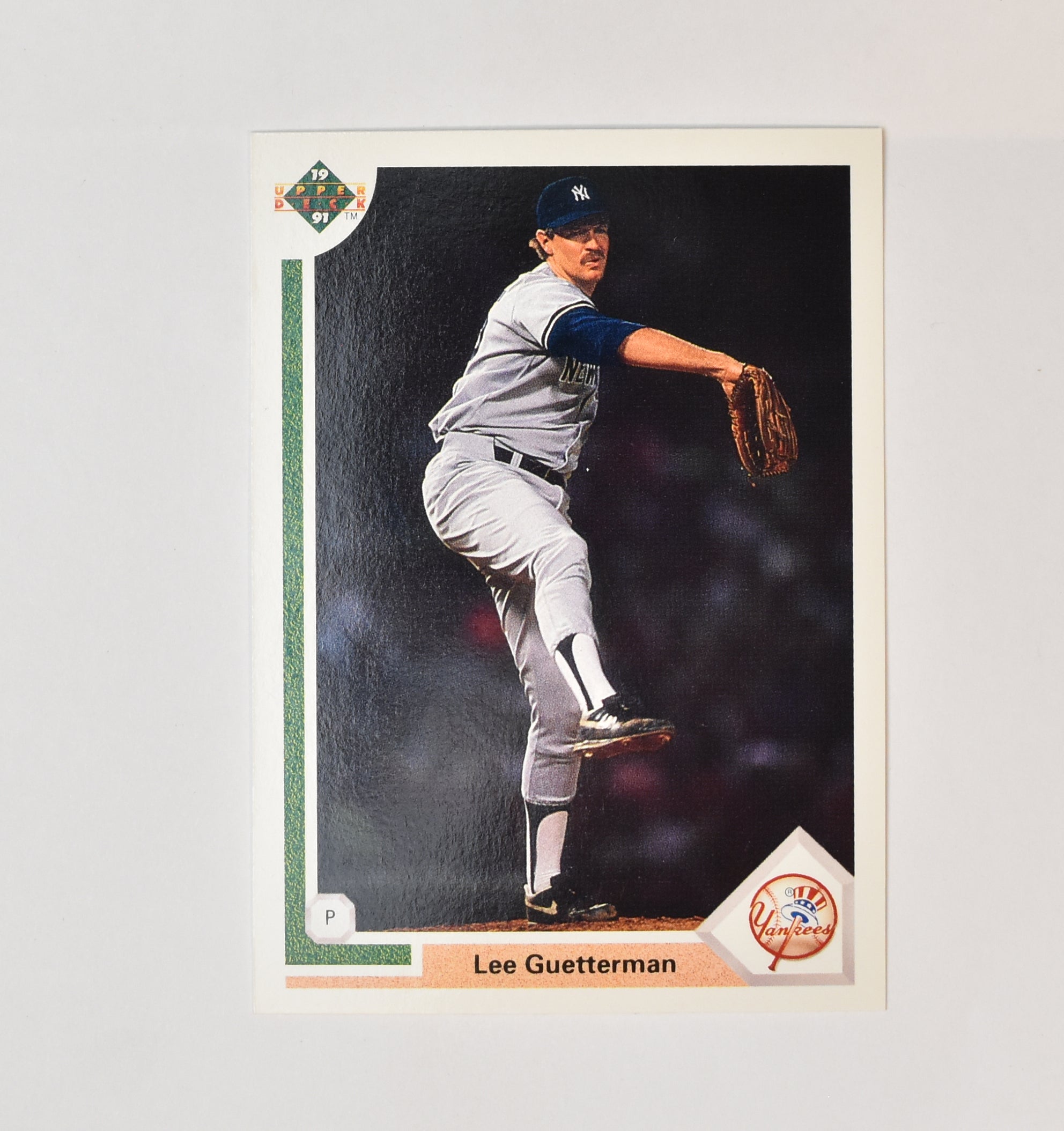 Lee Guetterman 481 Upper Deck 1991 Baseball Card New York Yankees