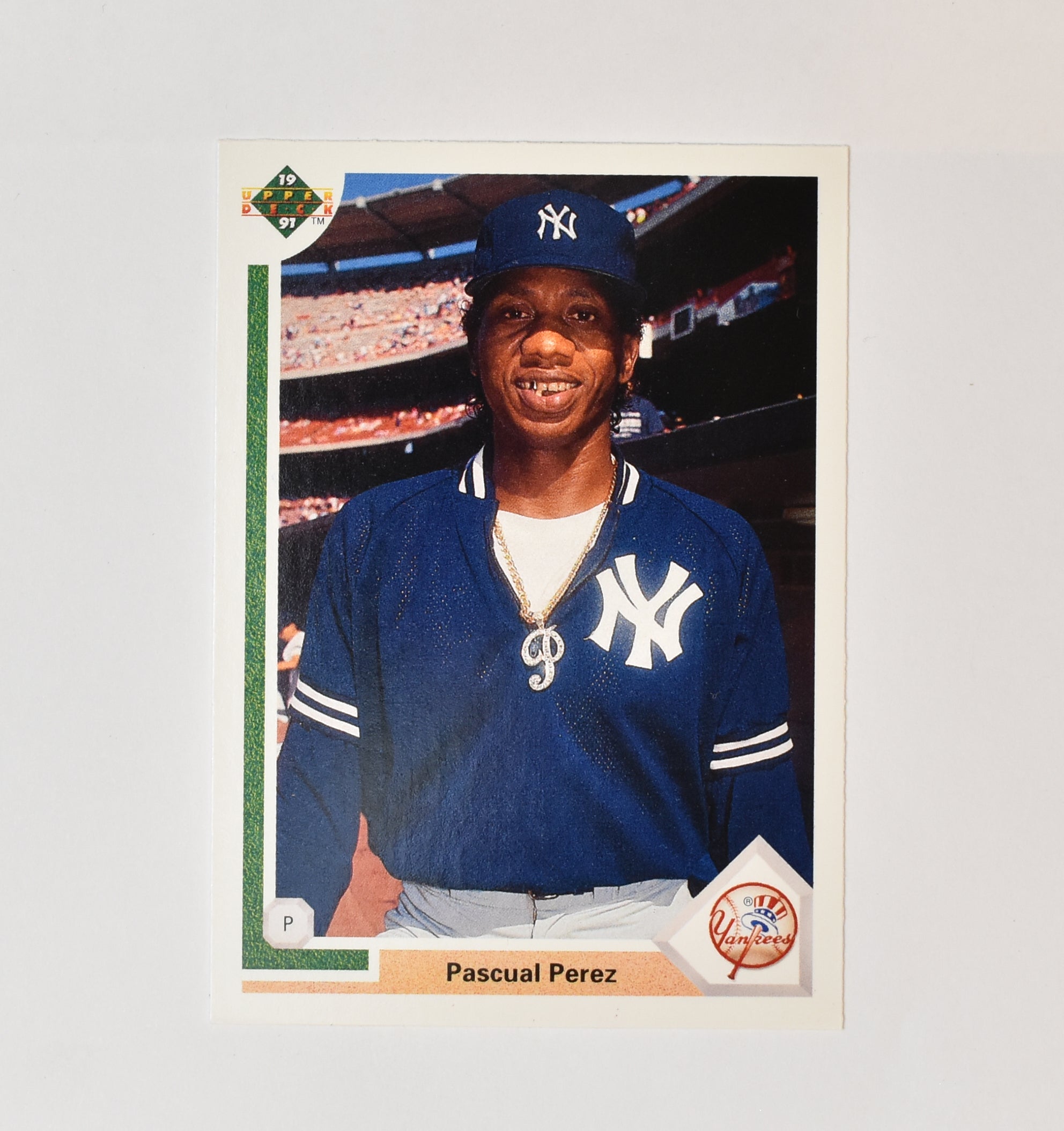 Pascual Perez 671 Upper Deck 91 Baseball Card New York Yankees