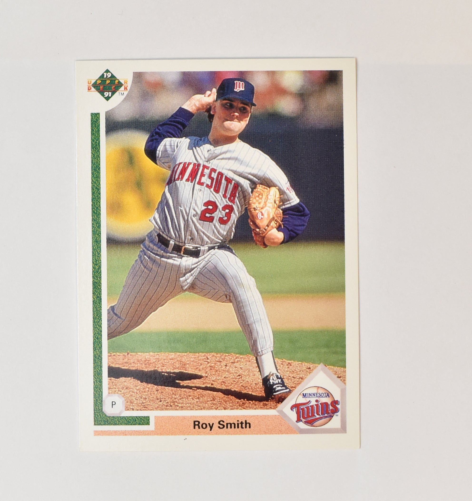 Roy Smith 490 Upper Deck 1991 Baseball Card Minnesota Twins