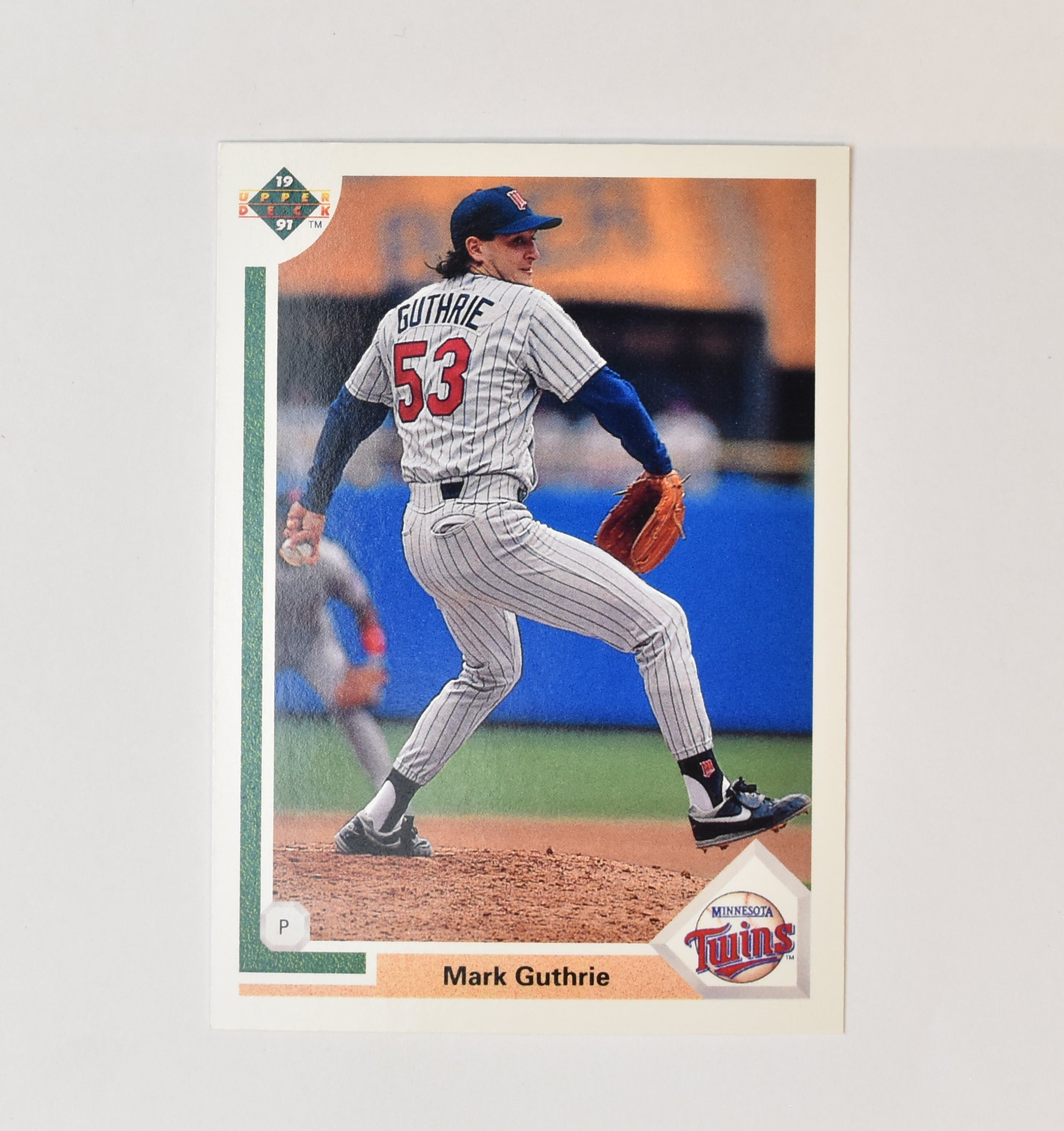 Mark Guthrie 505 Upper Deck 1991 Baseball Card Minnesota Twins