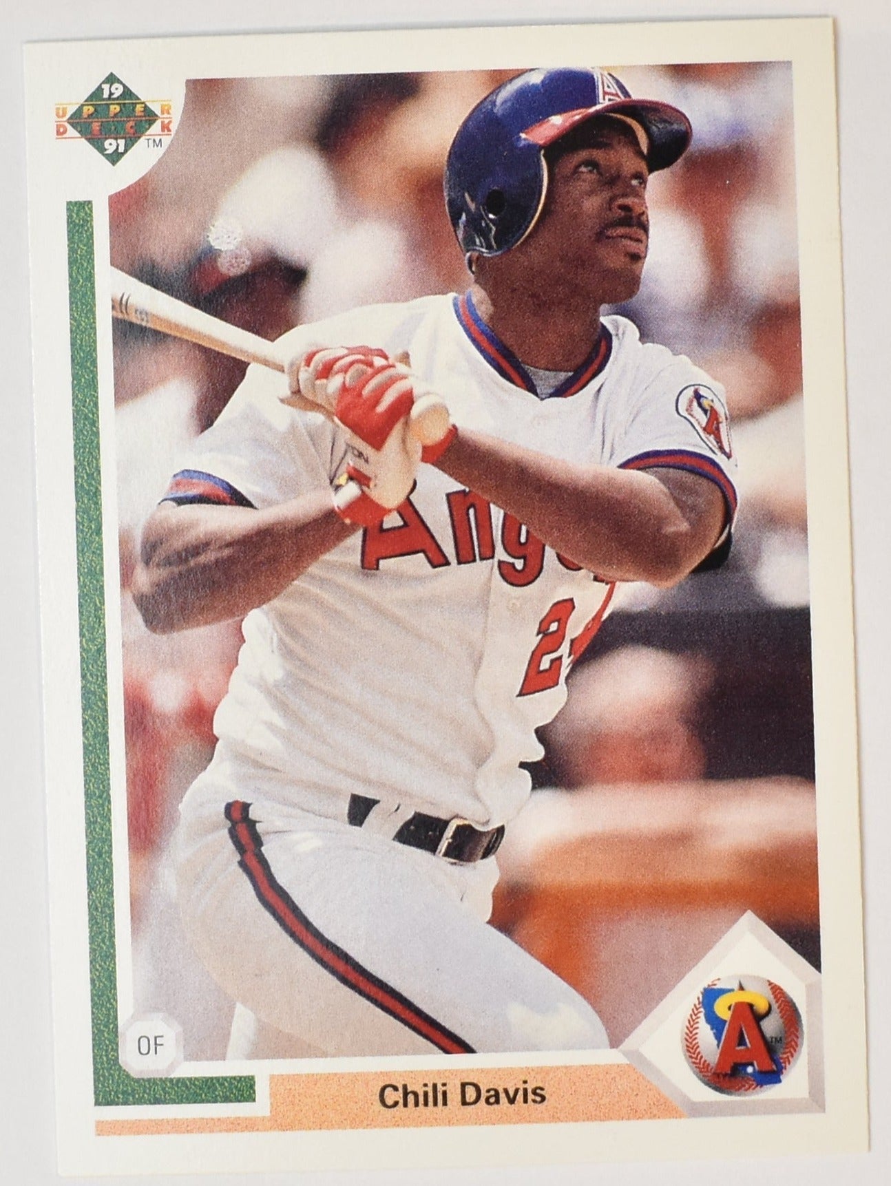 Chili Davis 339 Upper Deck 1991 Baseball Card Angels