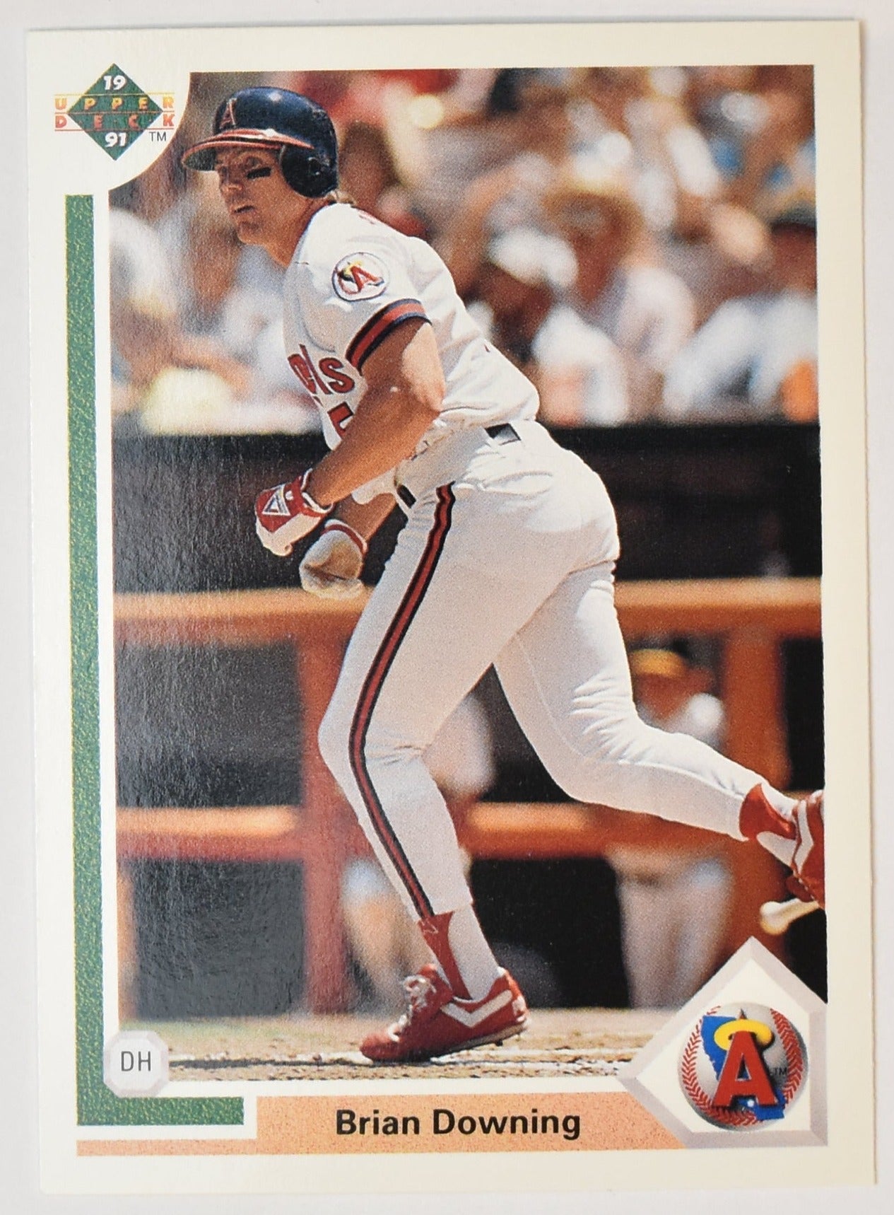 Brian Downing 231 Upper Deck 1991 Baseball Card Angels