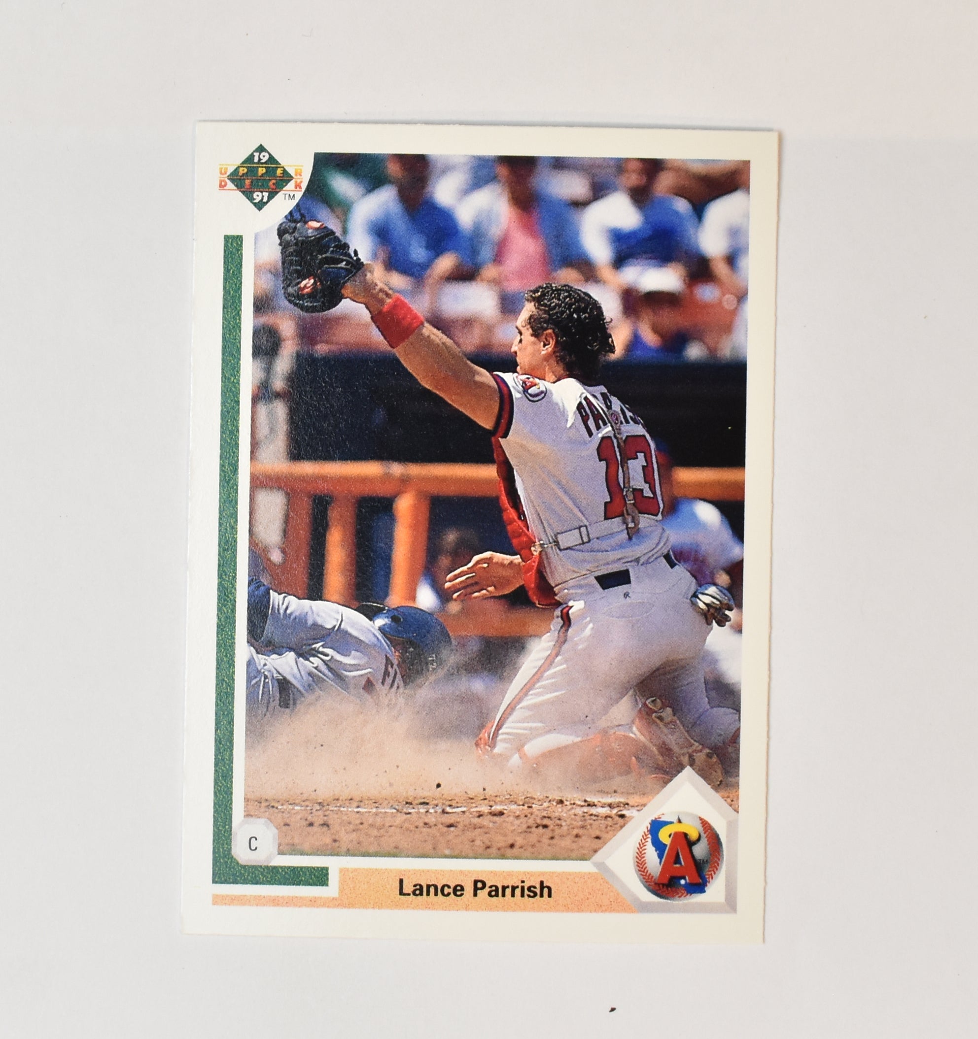 Lance Parrish 552 Upper Deck 91 Baseball Card Angels