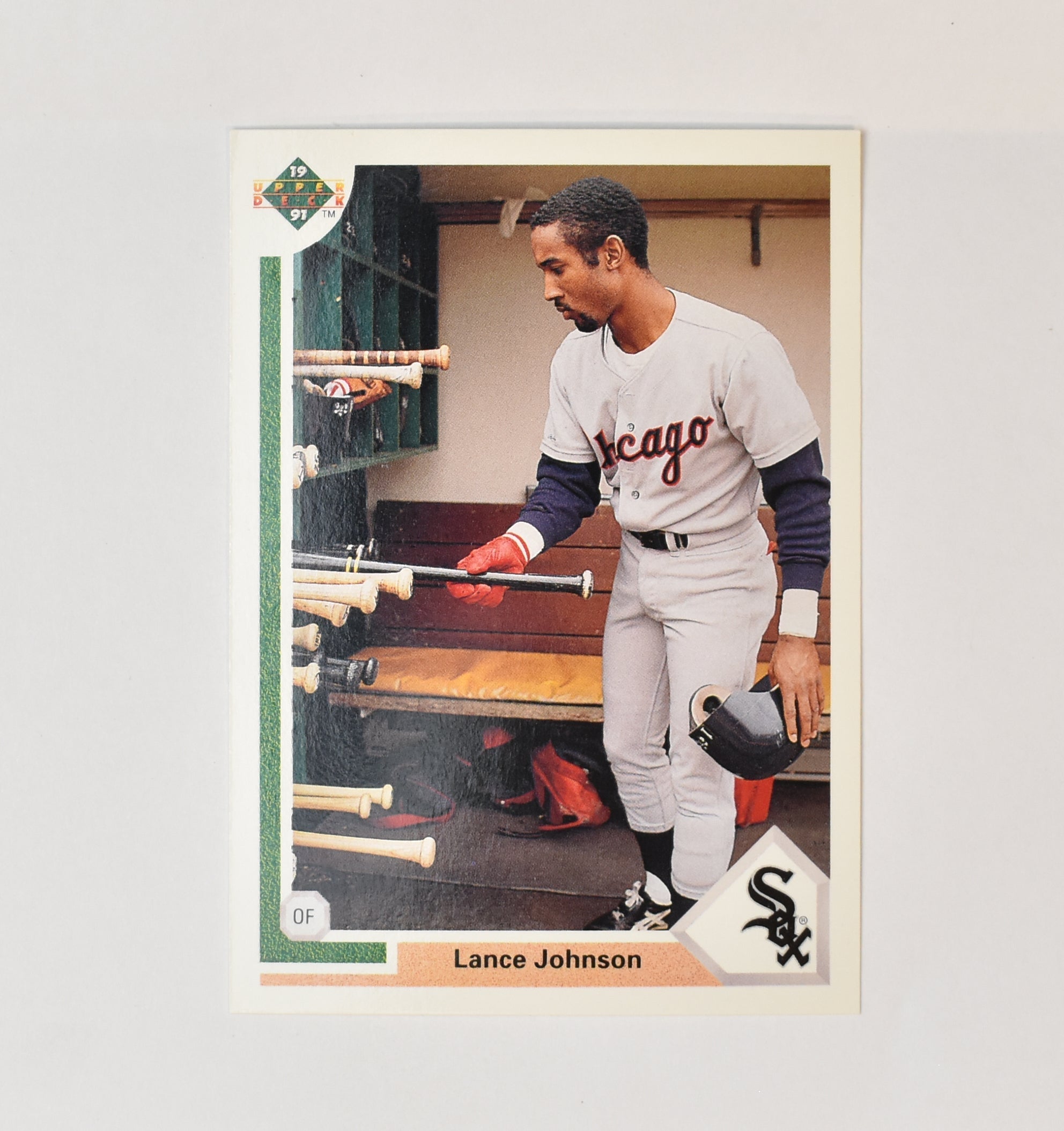 Lance Johnson 248 Upper Deck 1991 Baseball Card Chicago White Sox