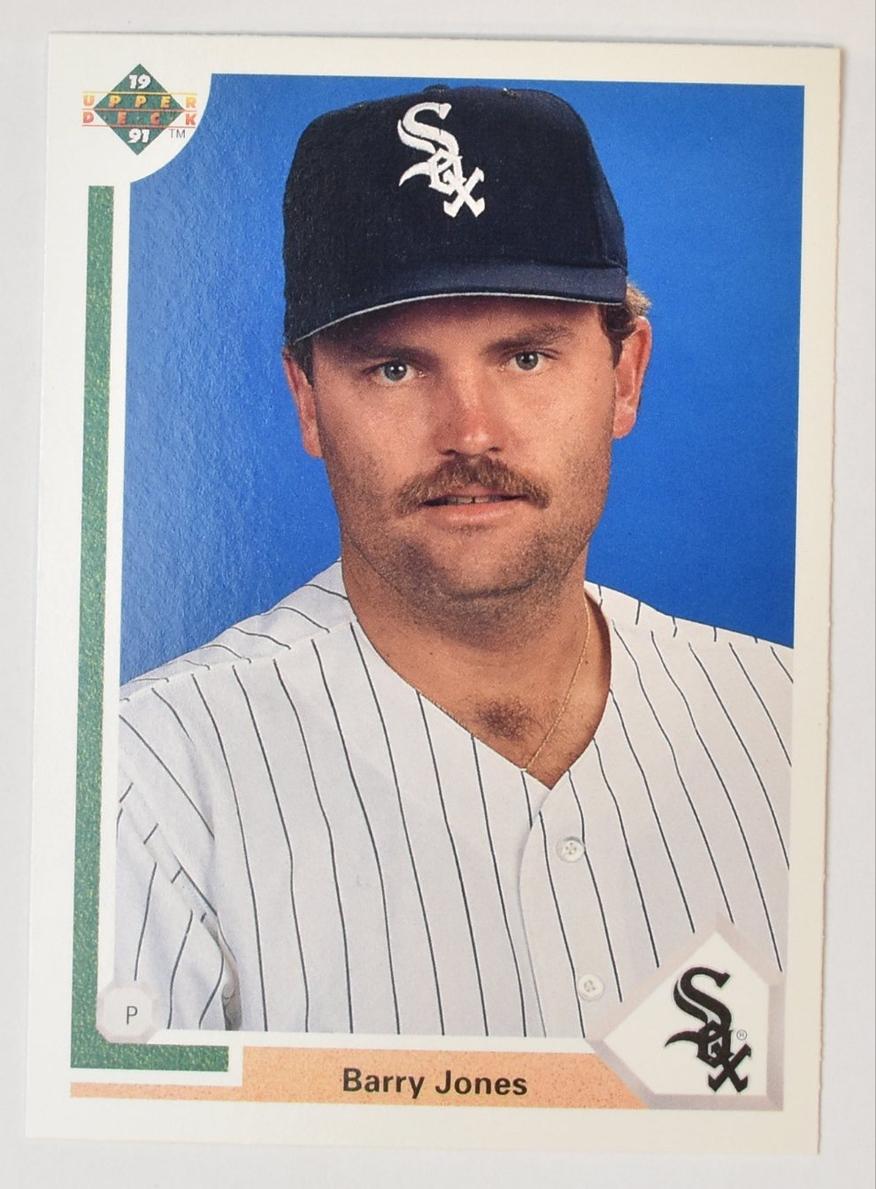Barry Jones 39 Upper Deck 1991 Baseball Card Chicago White Sox