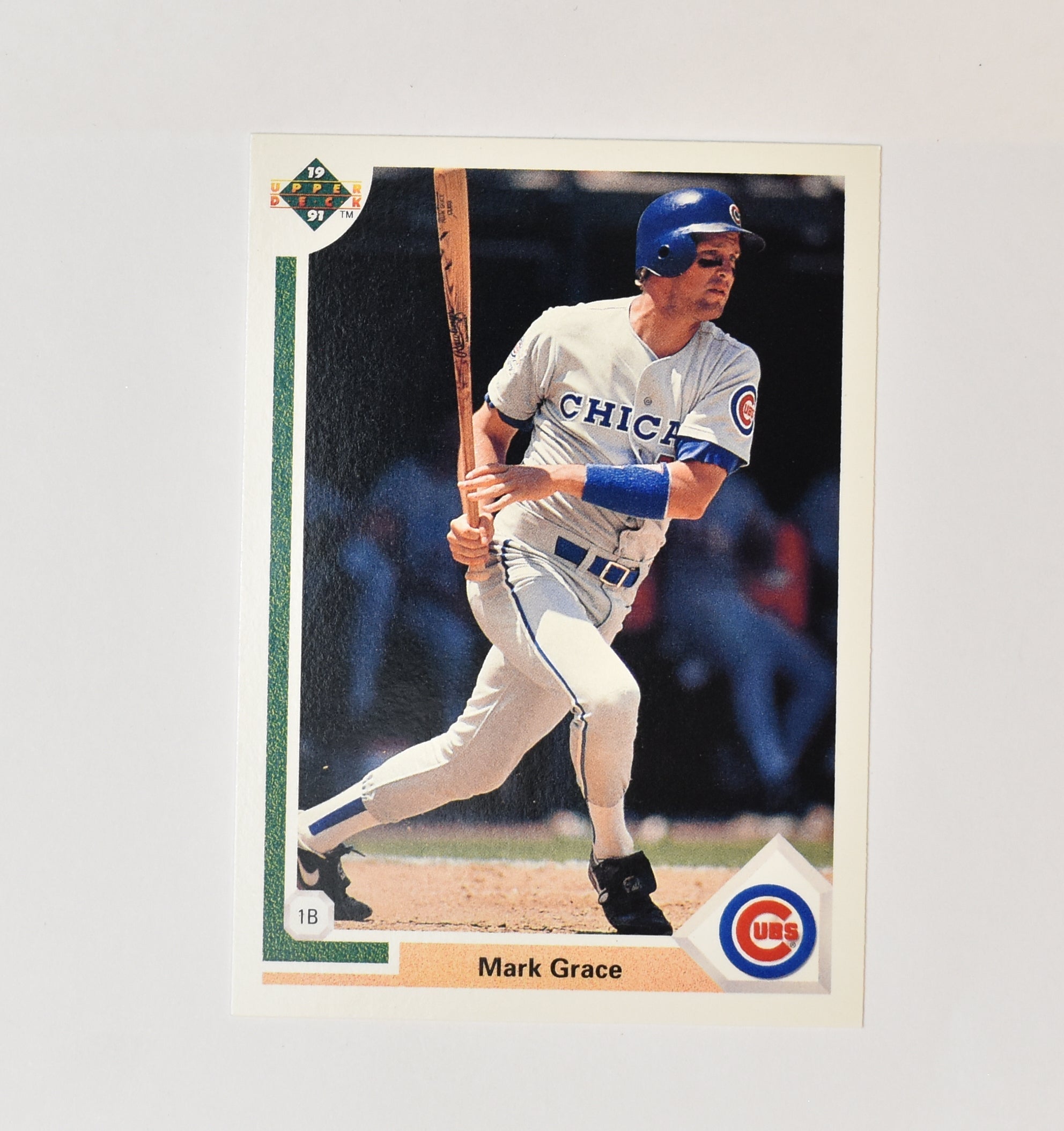 Mark Grace 134 Upper Deck Baseball Card 1991 Chicago Cubs