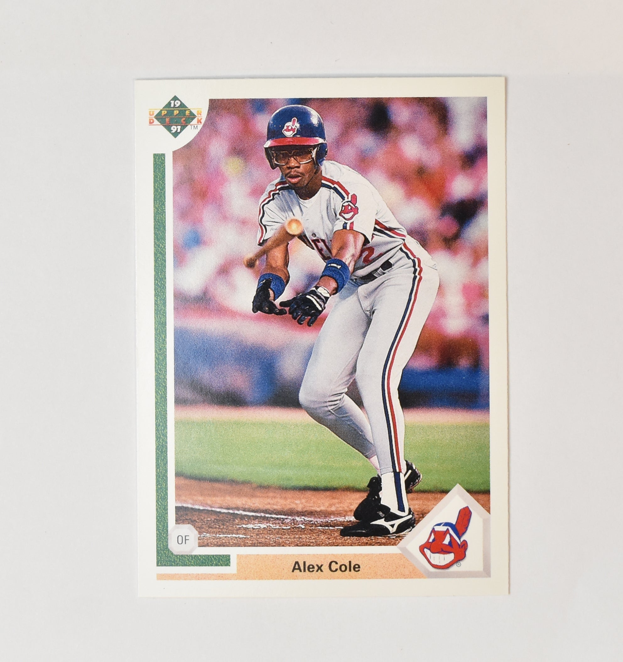 Alex Cole 654 Upper Deck 1991 Cleveland Indians