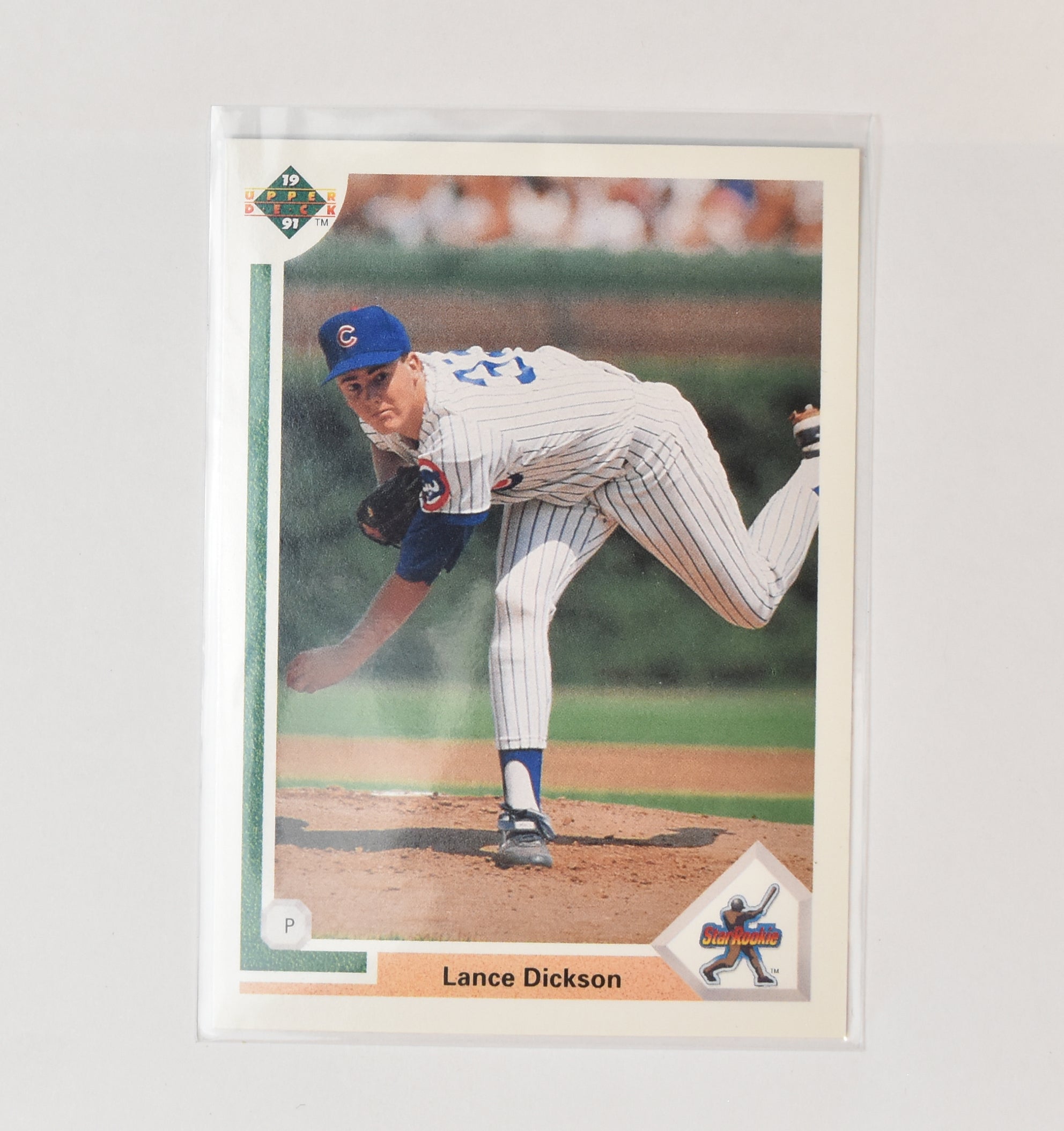 Lance Dickson 9 Chicago Cubs Star Rookie 91 Upper Deck Baseball Card