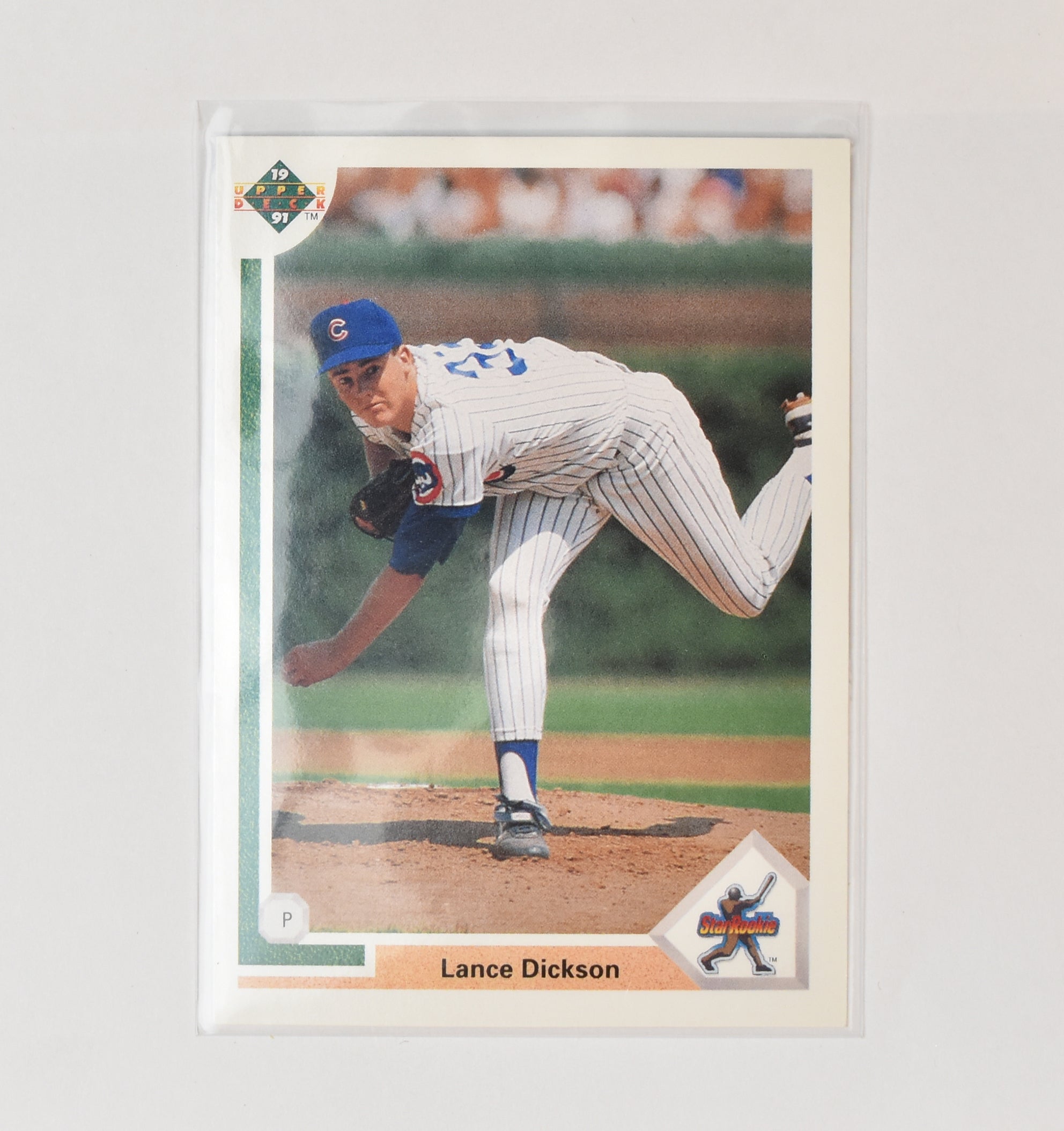 Lance Dickson 9 Chicago Cubs Star Rookie 1991 Upper Deck Baseball Card