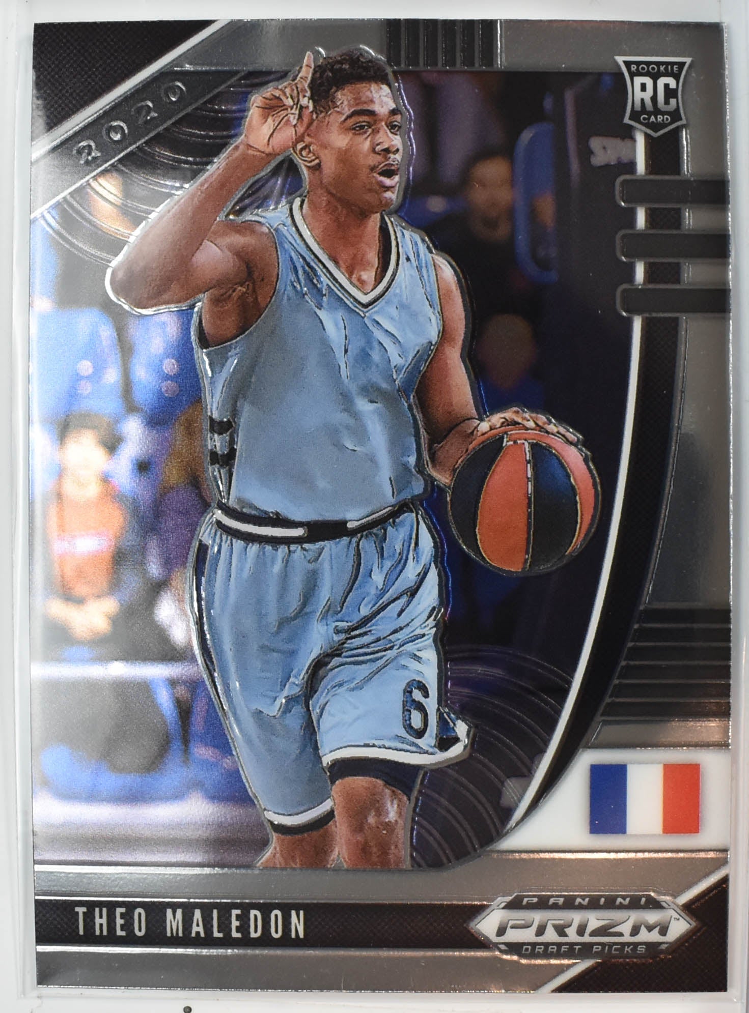 Theo Maledon 57 Rookie Panini Prizm Draft Picks Basketball Card 2020