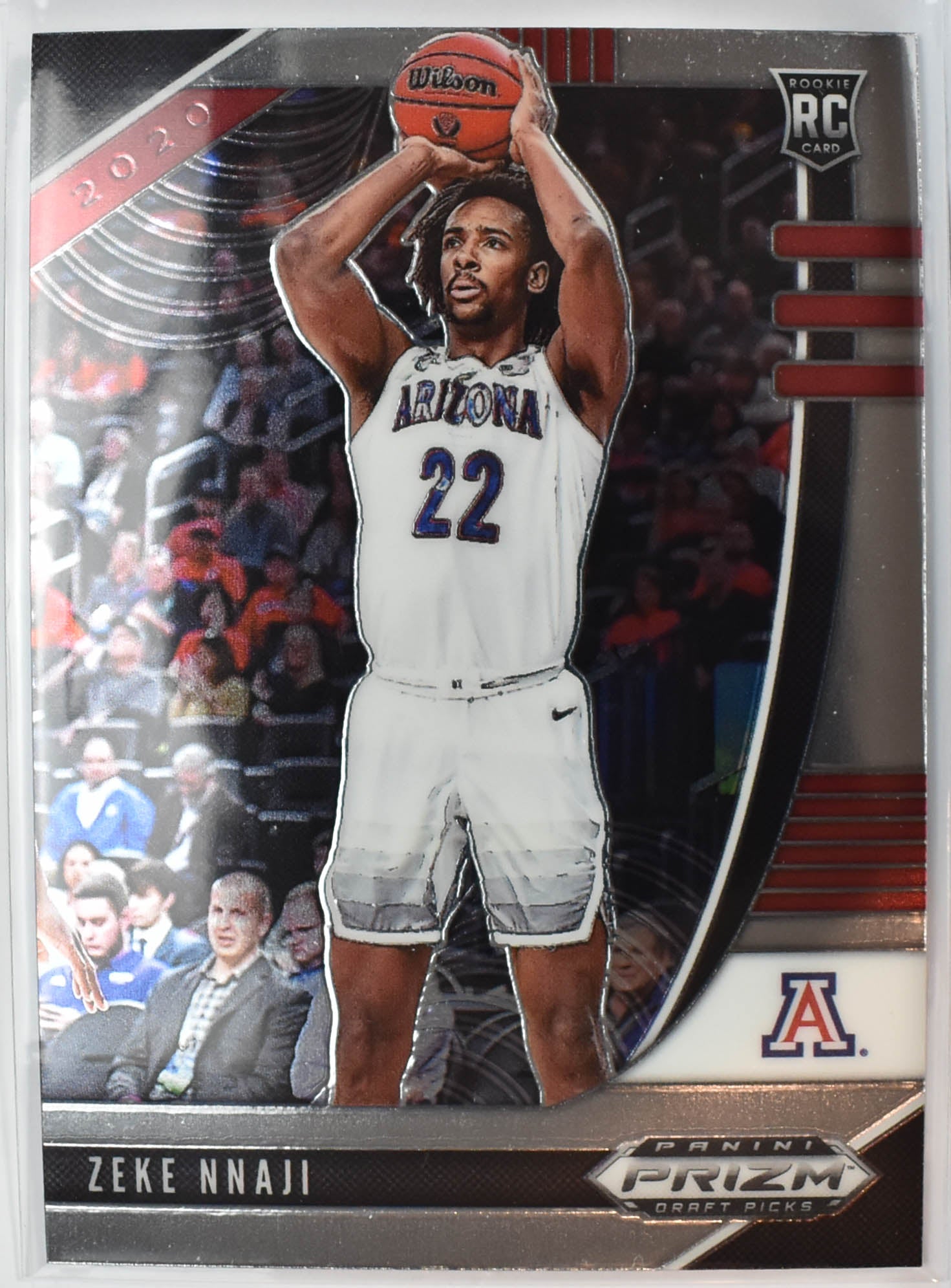 Zeke Nnaji 34 Rookie Panini Prizm 2020 Draft Picks Basketball Card
