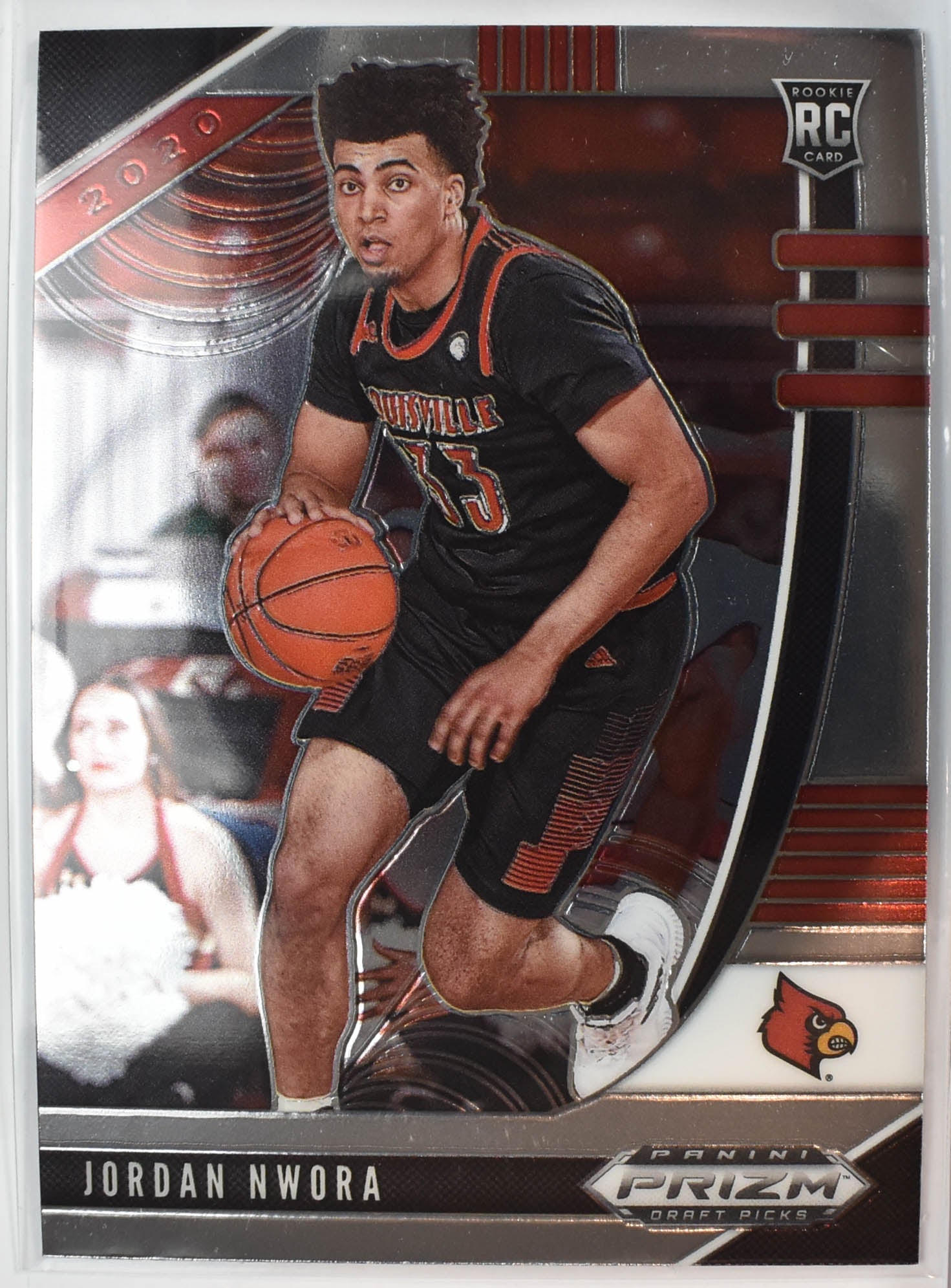 Jordan Nwora 38 Rookie Panini Prizm 2020 Draft Picks Basketball Card