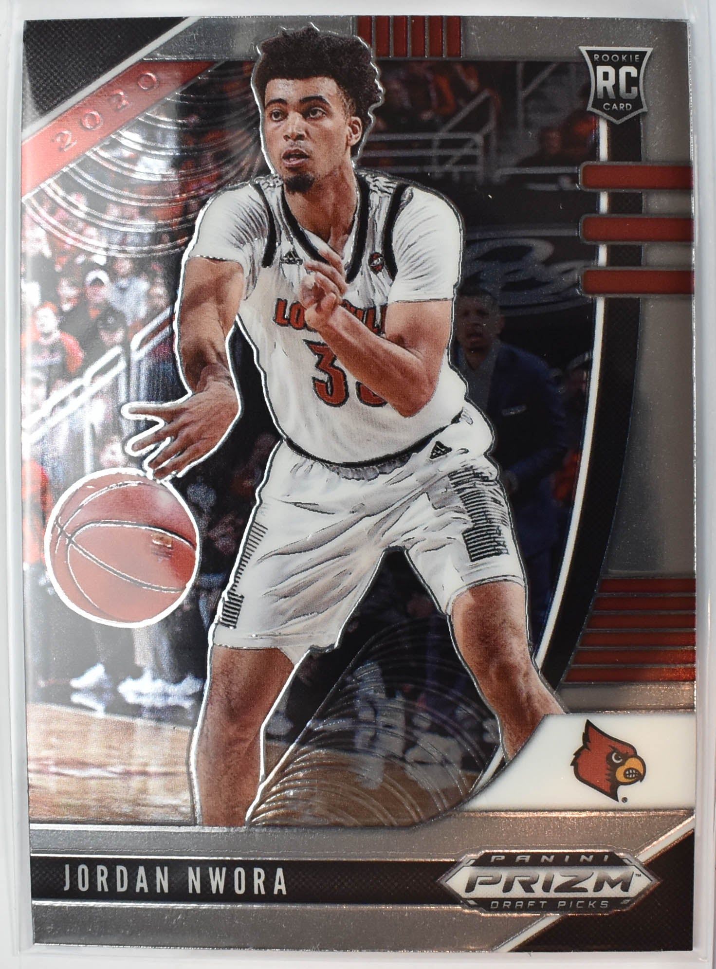 Jordan Nwora 78 Rookie Panini Prizm 2020 Draft Picks Basketball Card