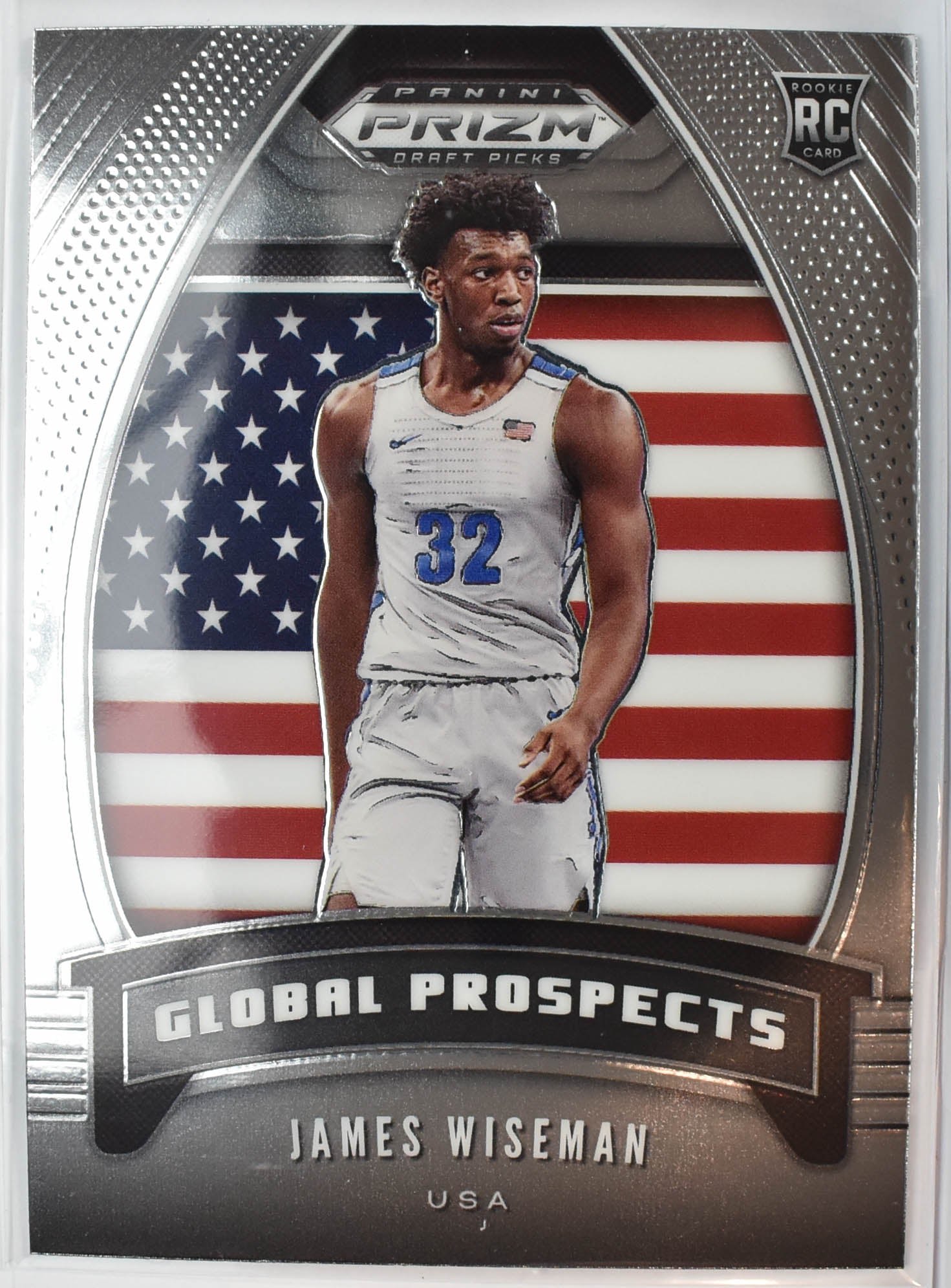 James Wiseman 97 Global Prospects Rookie Panini Prizm 2020 Draft Picks