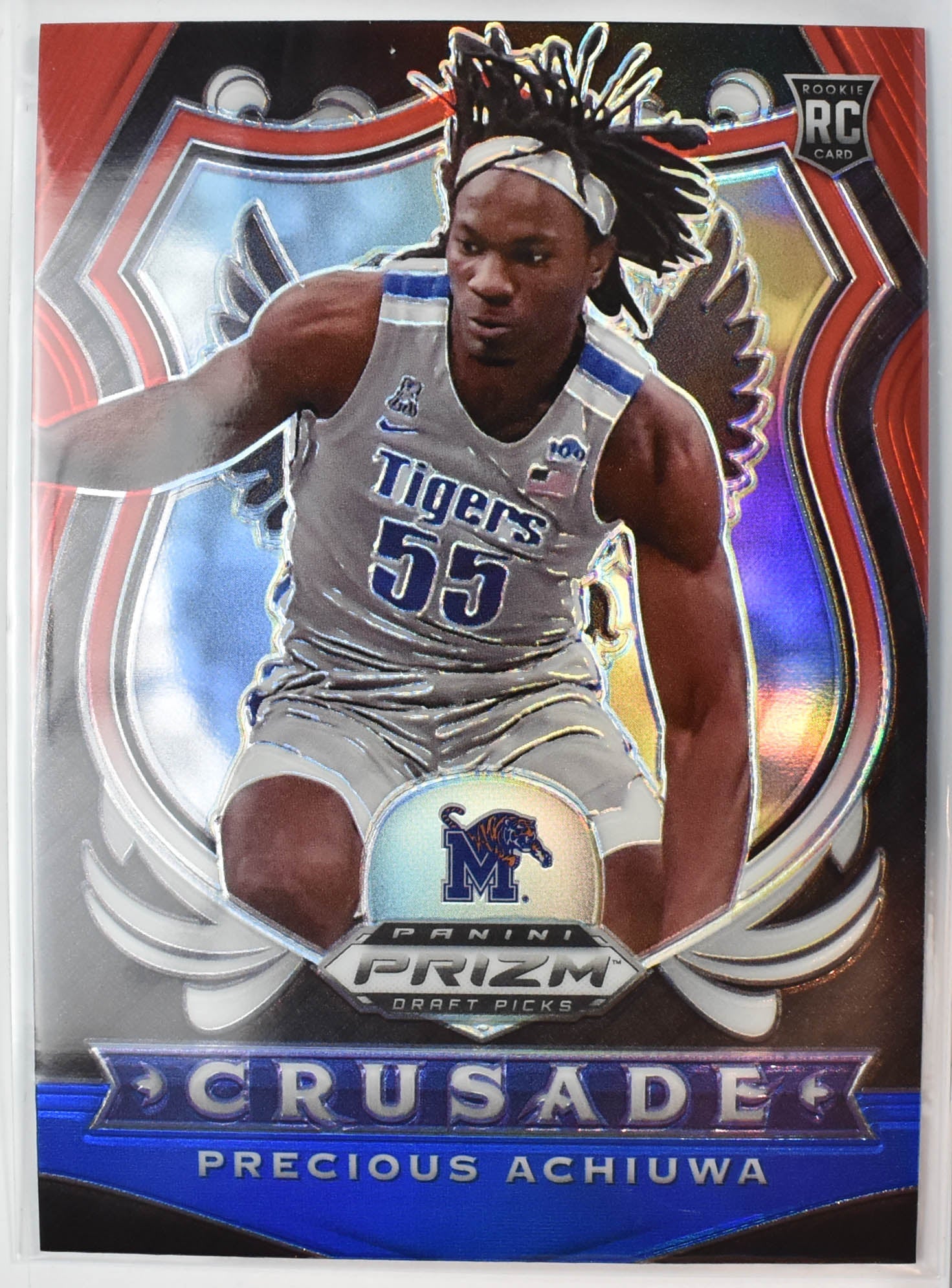 Precious Achiuwa 88 Crusade RC Red White Blue Panini Prizm 2020 Draft Picks