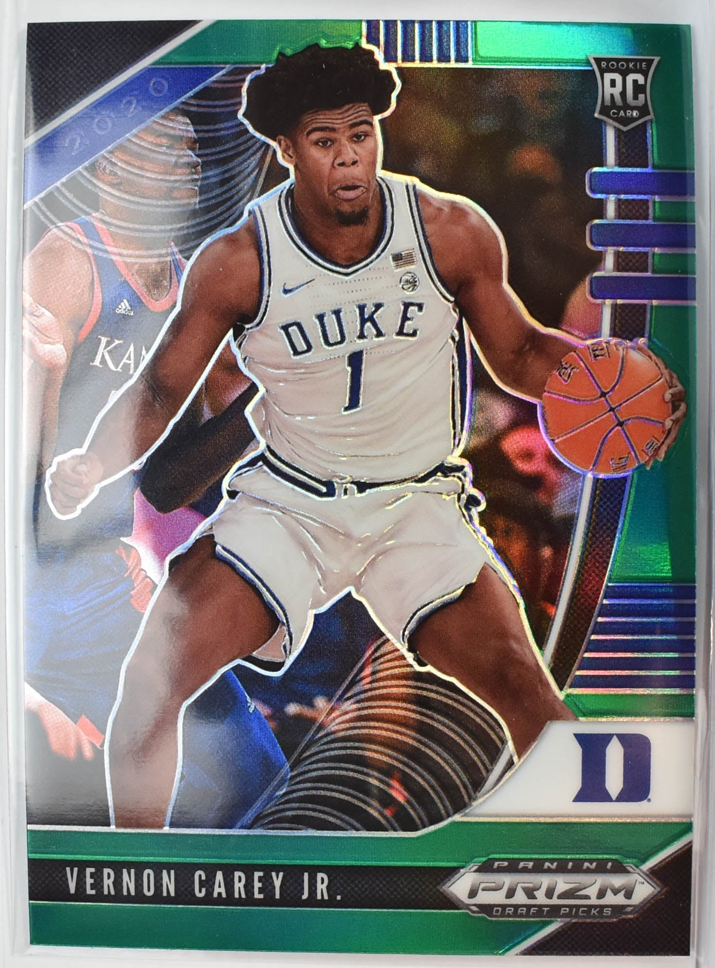 Vernon Carey Jr 67 RC Panini Prizm Green 2020 Draft Picks