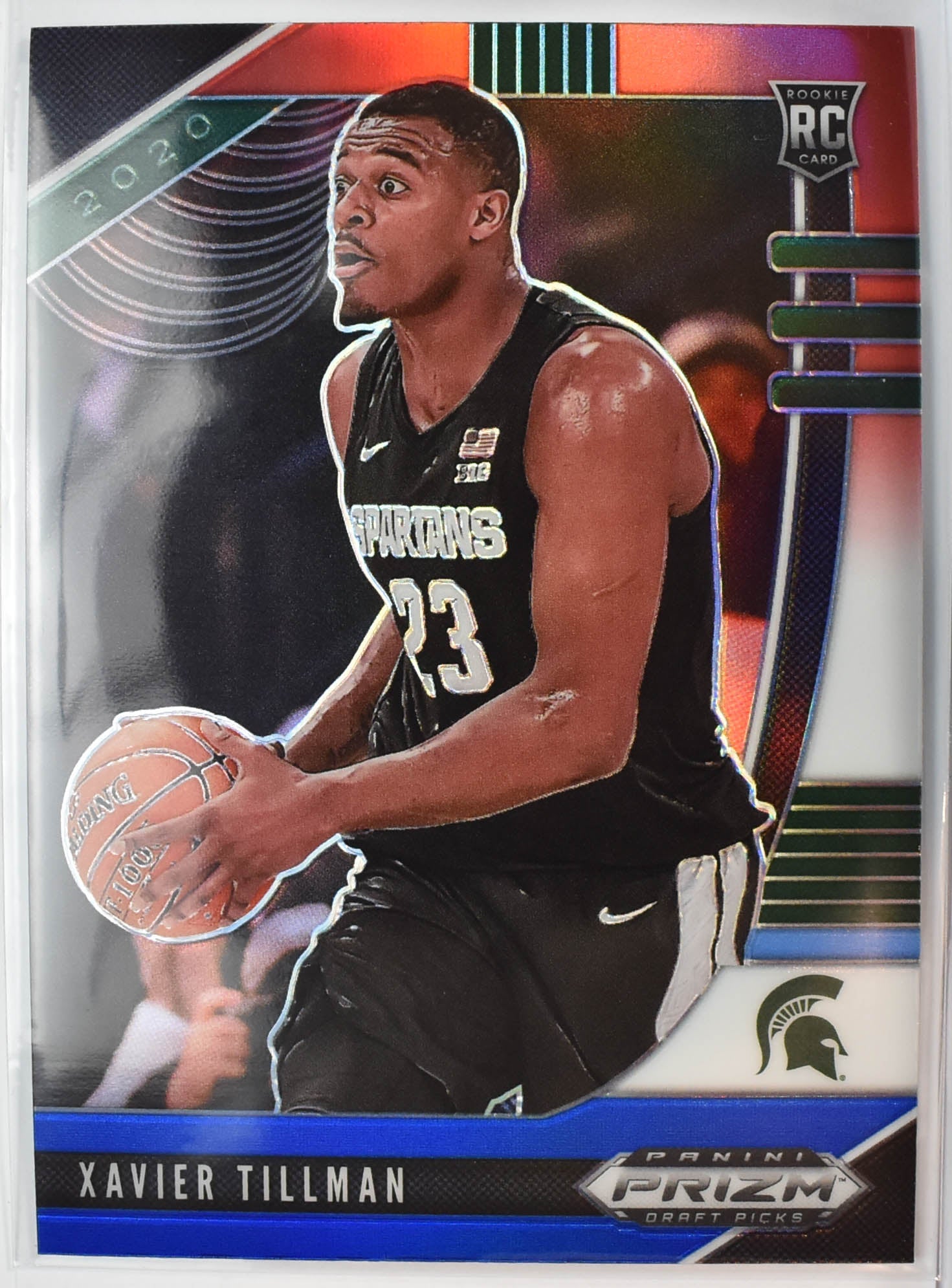 Xavier Tillman 22 RC Panini Prizm Red White Blue 2020 Draft Picks