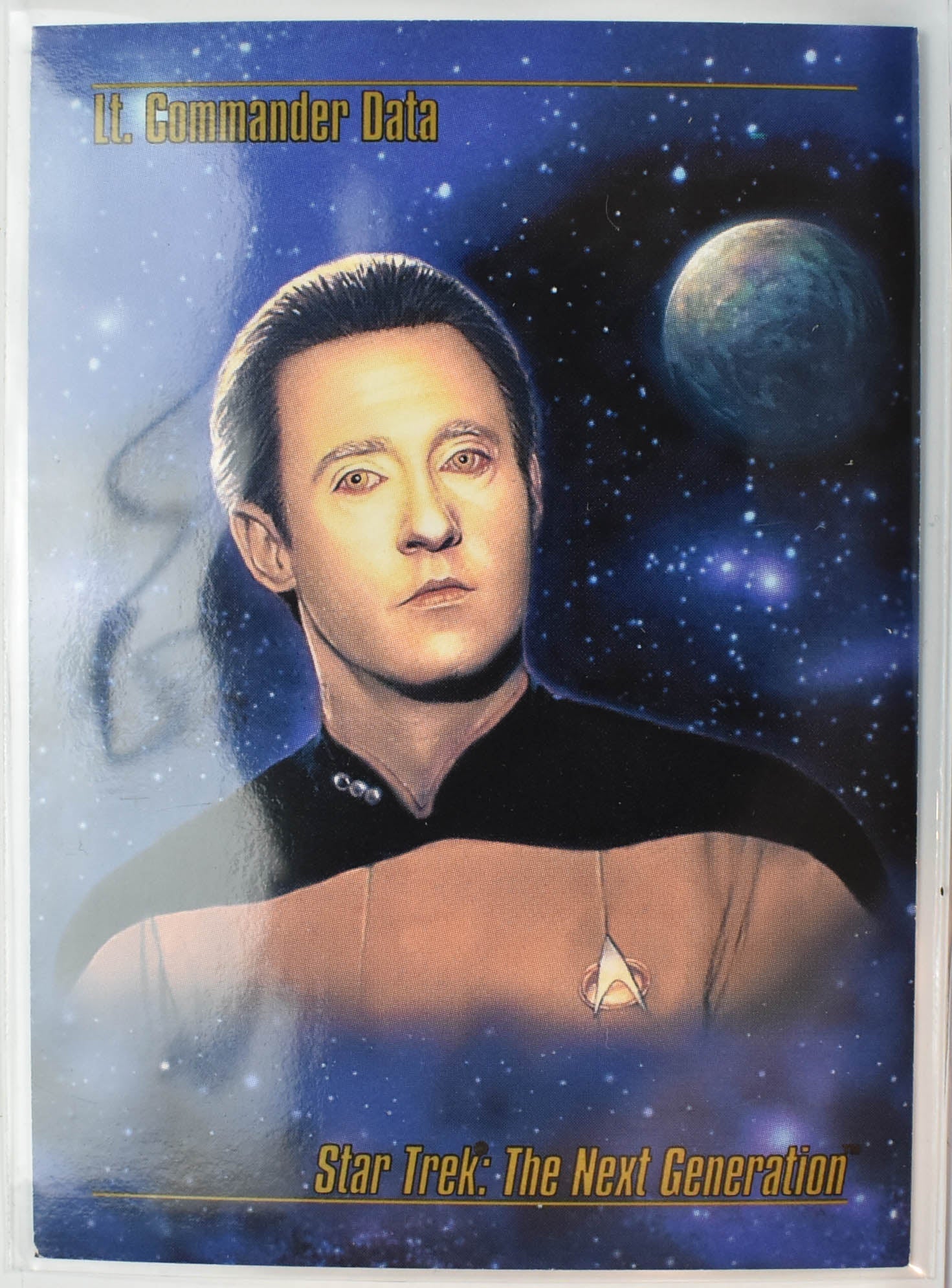 LT Commander Data 12 Star Trek Sky Box Master Series 1993