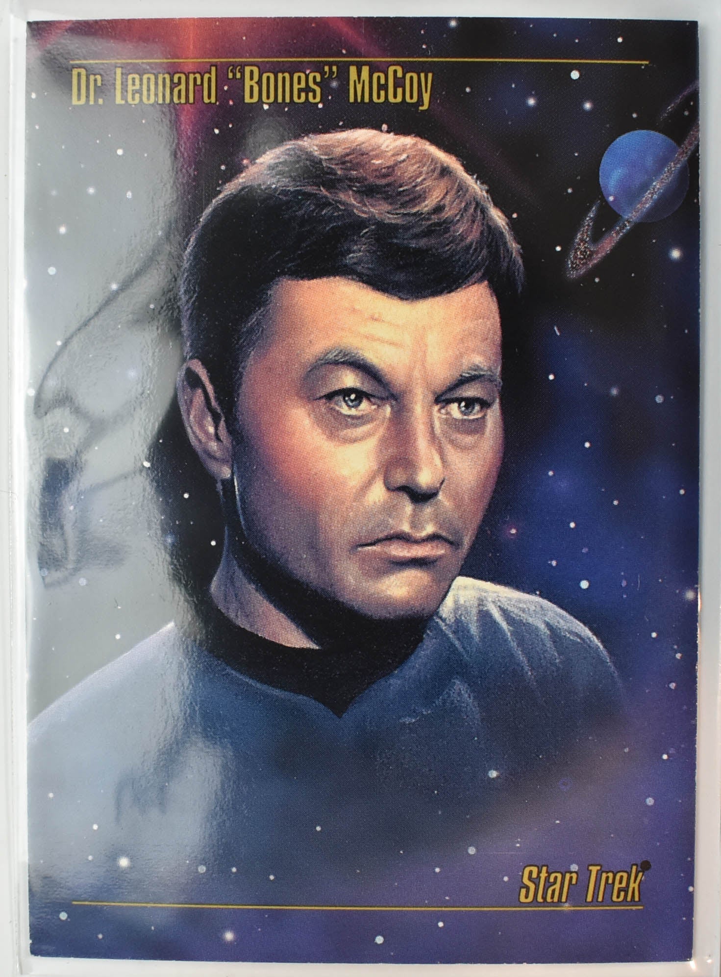 Dr Leonard Bones McCoy 03 Star Trek Sky Box Master Series 1993