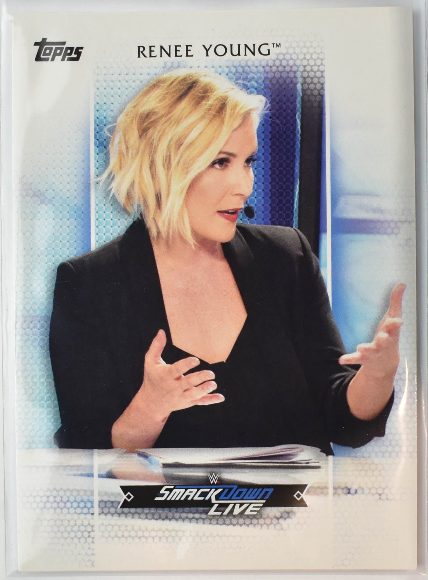 Renee Young R-35 Topps WWE Card 2017