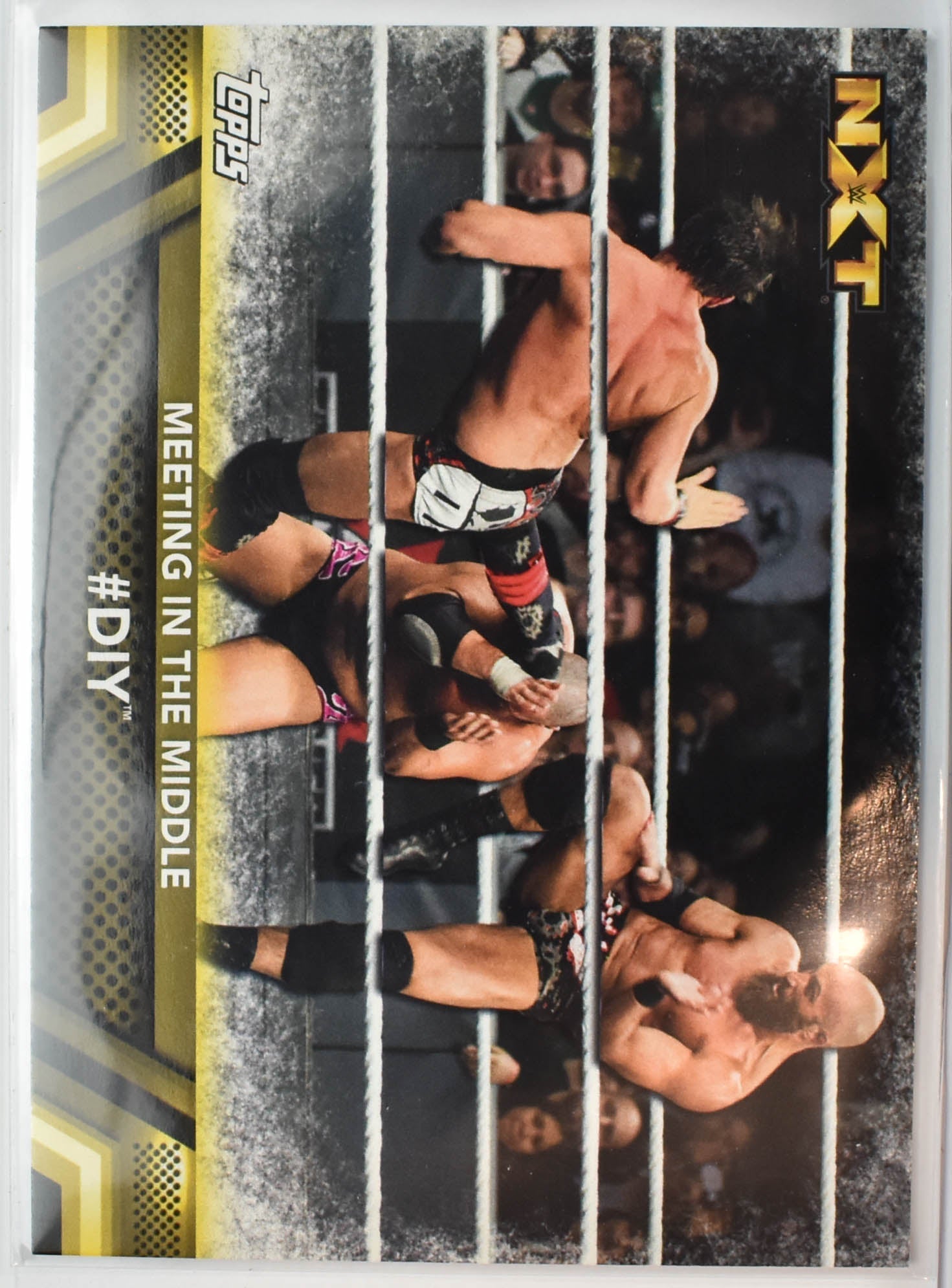DIY F-50 Topps WWE Wrestling Card 2017