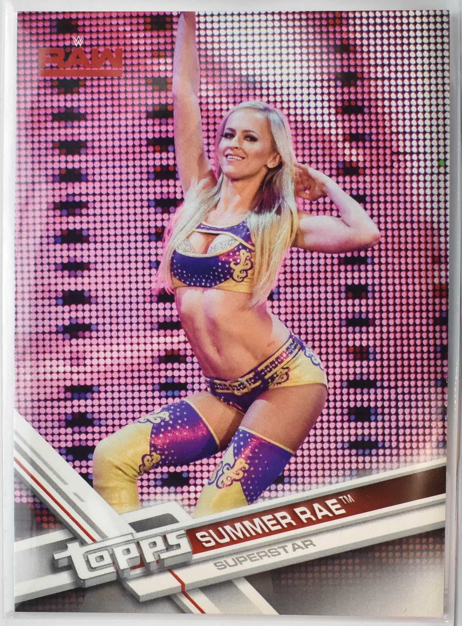 Summer Rae 137 Topps WWE Wrestling Card 2017