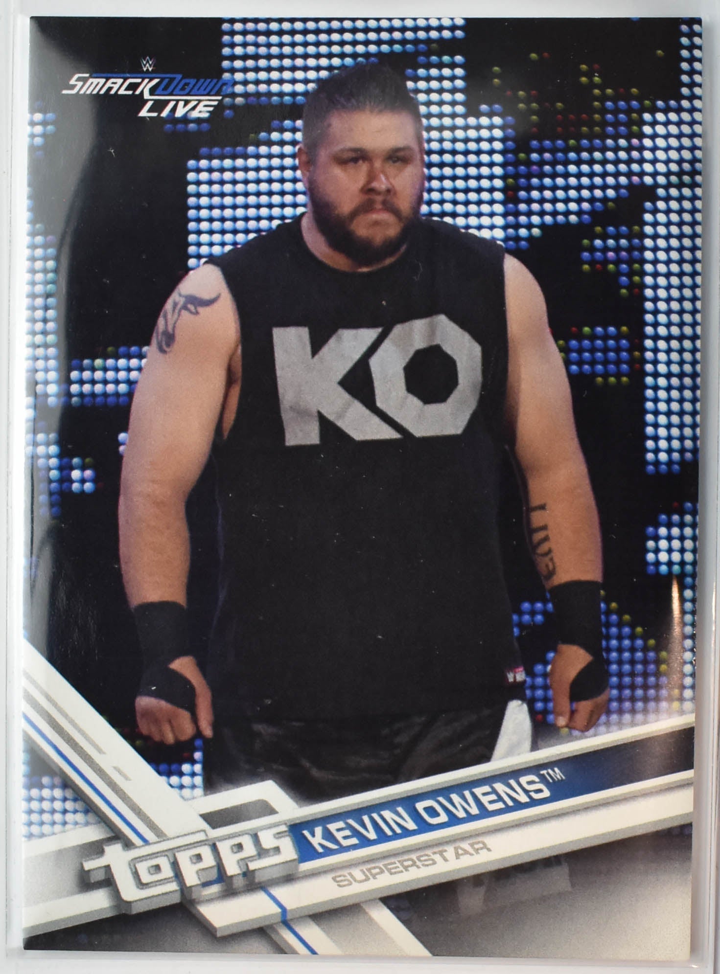 Kevin Owens 151 Topps WWE Wrestling Card 2017 Smackdown Live
