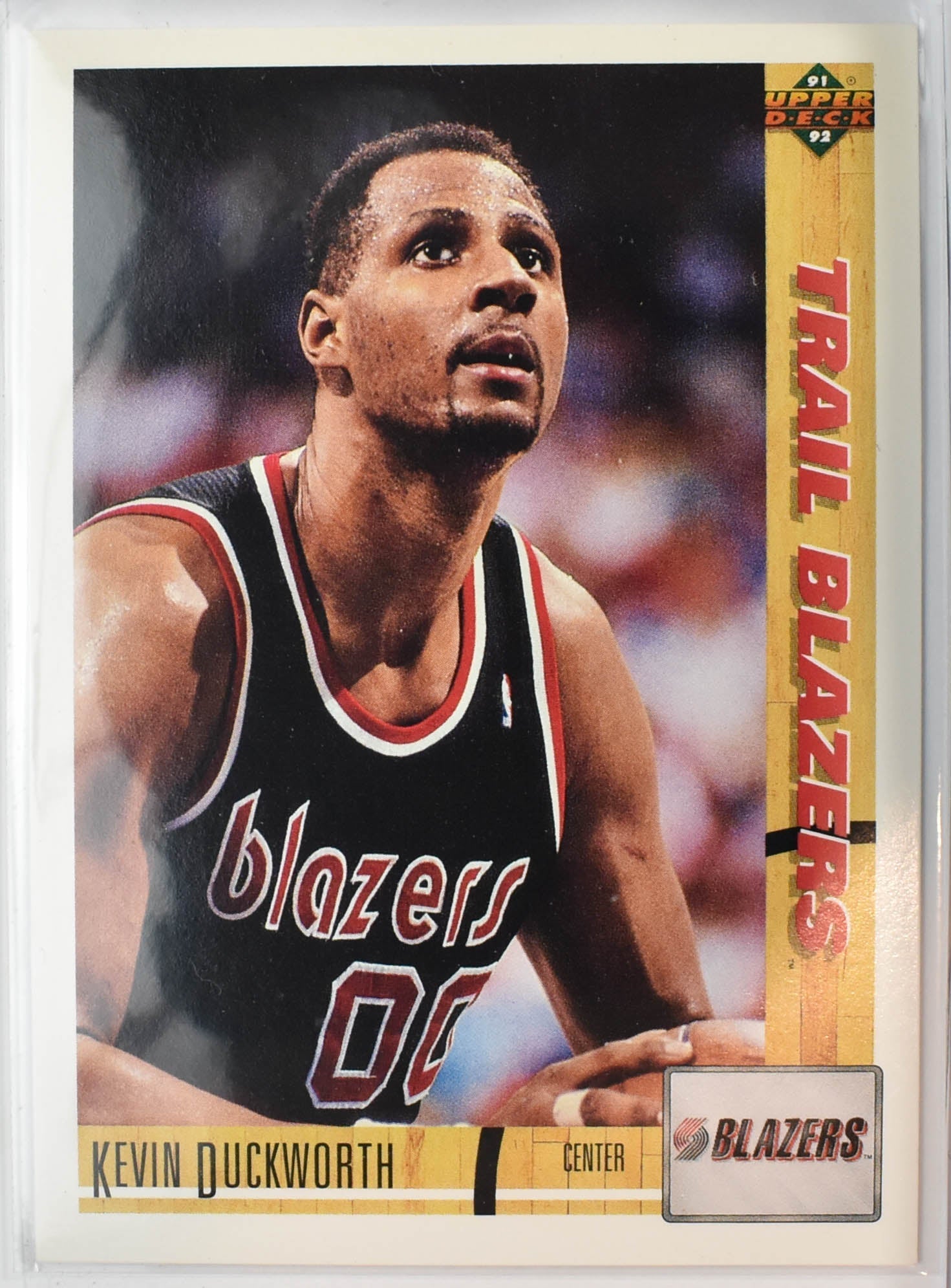 Kevin Duckworth 216 Upper Deck 91-92 Basketball Card