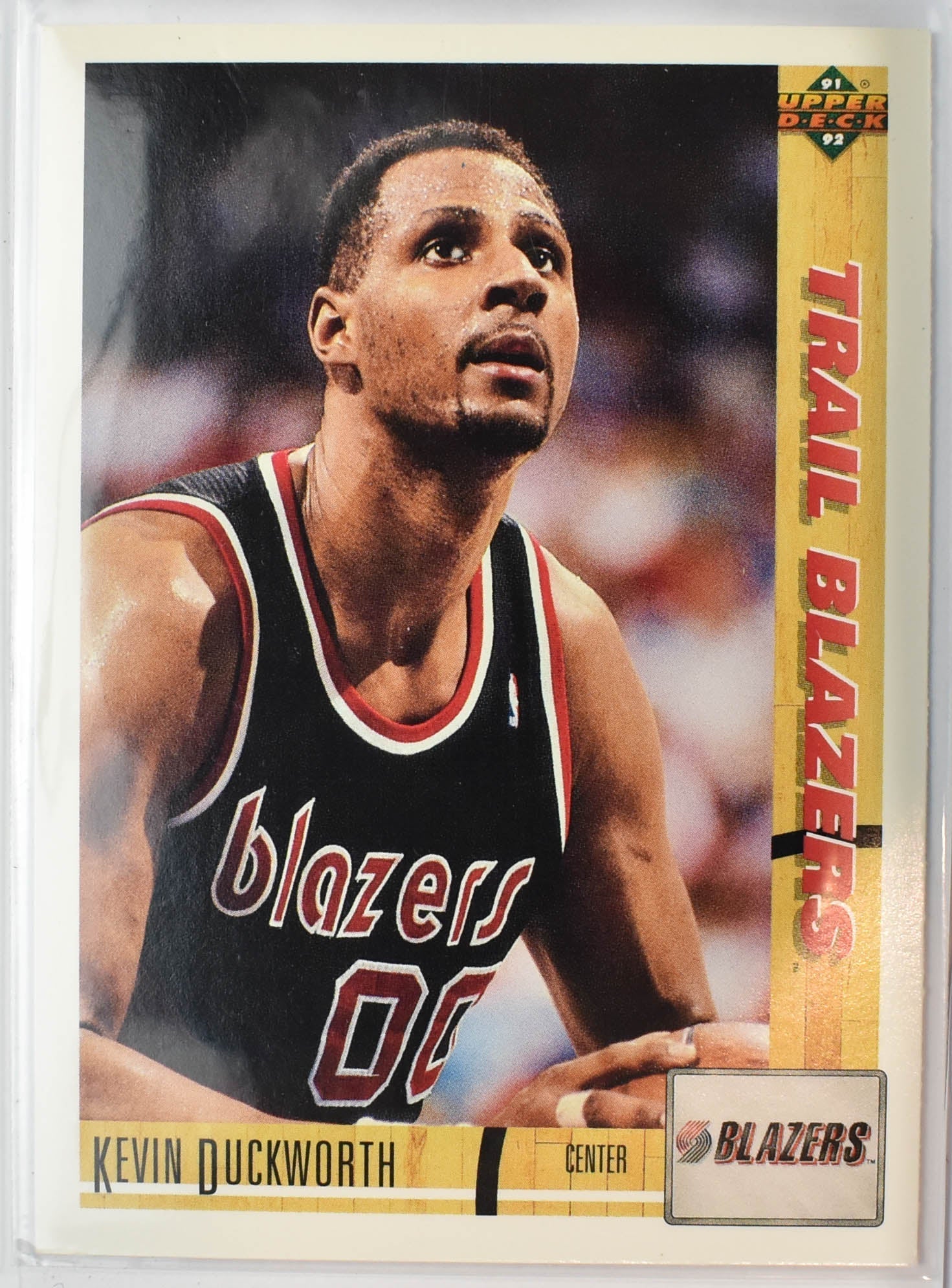 Kevin Duckworth 216 Upper Deck 1991 - 1992 Basketball Card