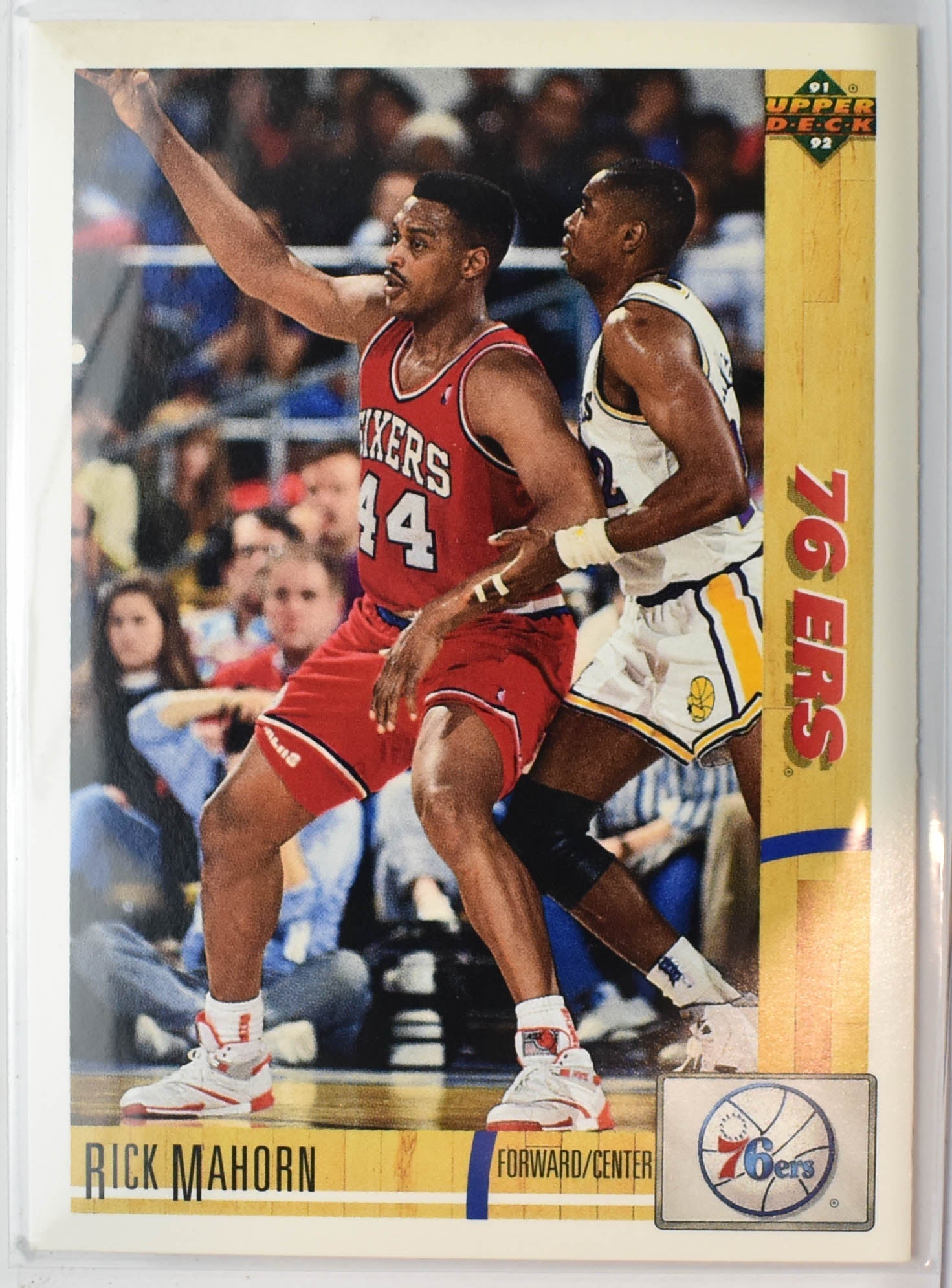 Rick Mahorn 42 Upper Deck 1991 - 1992 Basketball Card