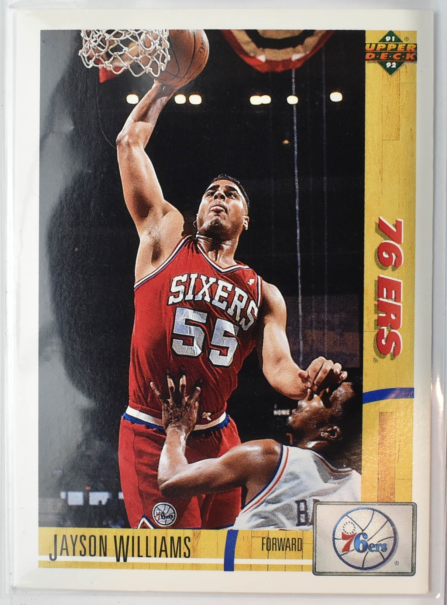 Jayson Williams 191 Upper Deck 1991 - 1992 Basketball Card