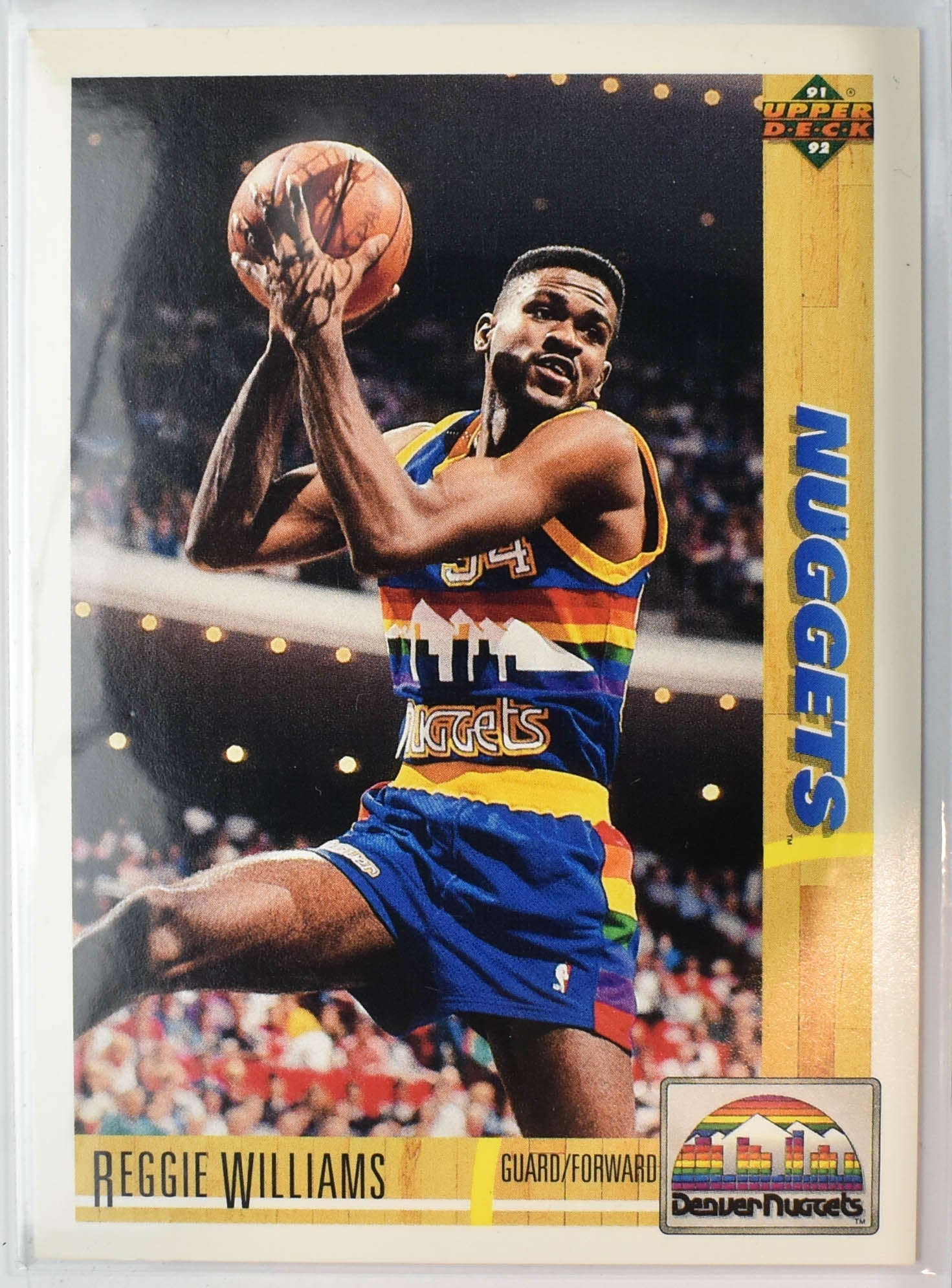 Reggie Williams 206 Upper Deck 1991 - 1992 Basketball Card